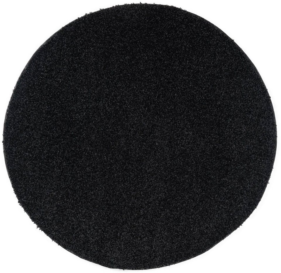 Teppich Shaggy 30, Home affaire, rund, Höhe: 30 mm, Teppich in Uni-Farben,  besonders weich und kuschelig