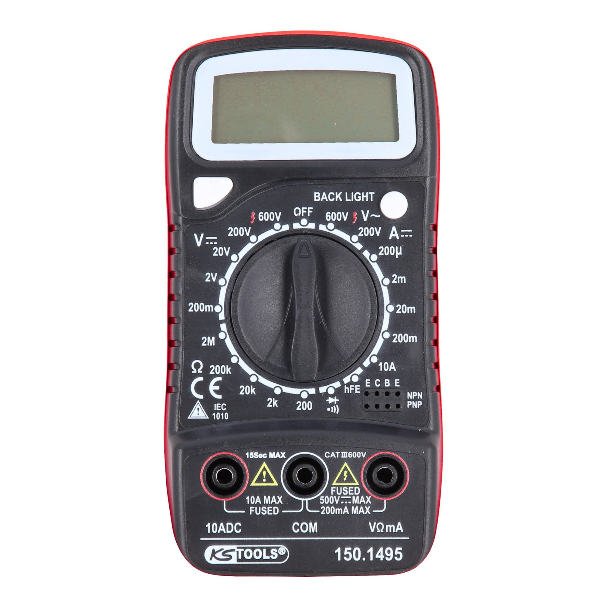 KS Tools Multimeter KS Tools Digital Multimeter inkl. Prüfspitzen