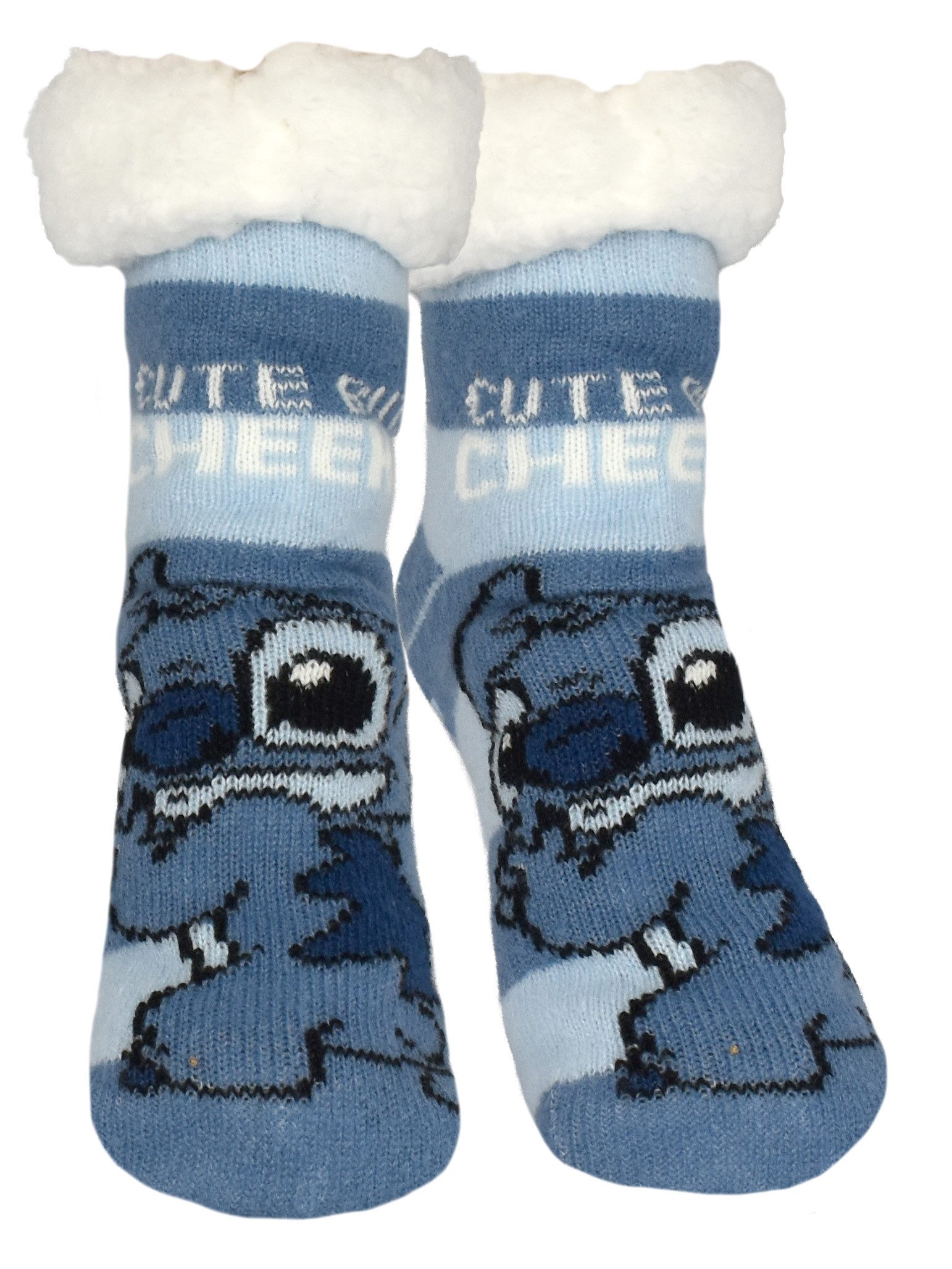 United Labels® Haussocken Disney Lilo & Stitch Hüttensocken Haussocken Kuschelsocken Socken