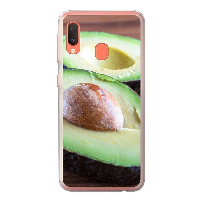 MuchoWow Handyhülle Buntes Avocadofleisch Handyhülle Samsung Galaxy A20e Smartphone-Bumper Print Handy