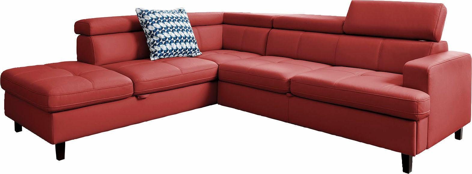 exxpo - sofa fashion Ecksofa Sisto, L-Form, wahlweise mit Bettfunktion