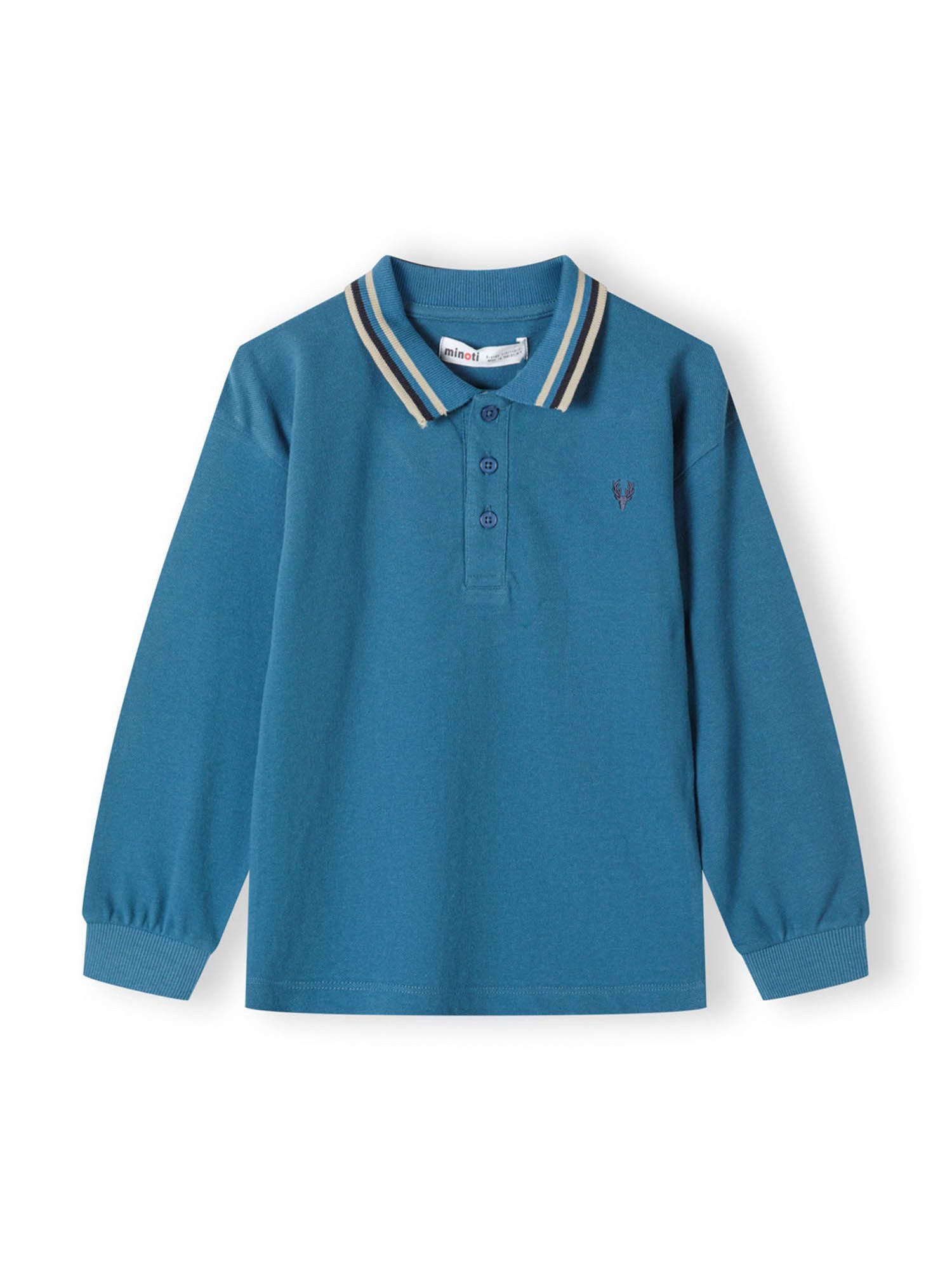 MINOTI Poloshirt 2er-Pack Poloshirts mit Kragen und Stickerei (2y-14y) trendiges Design – Bild 5 von 5