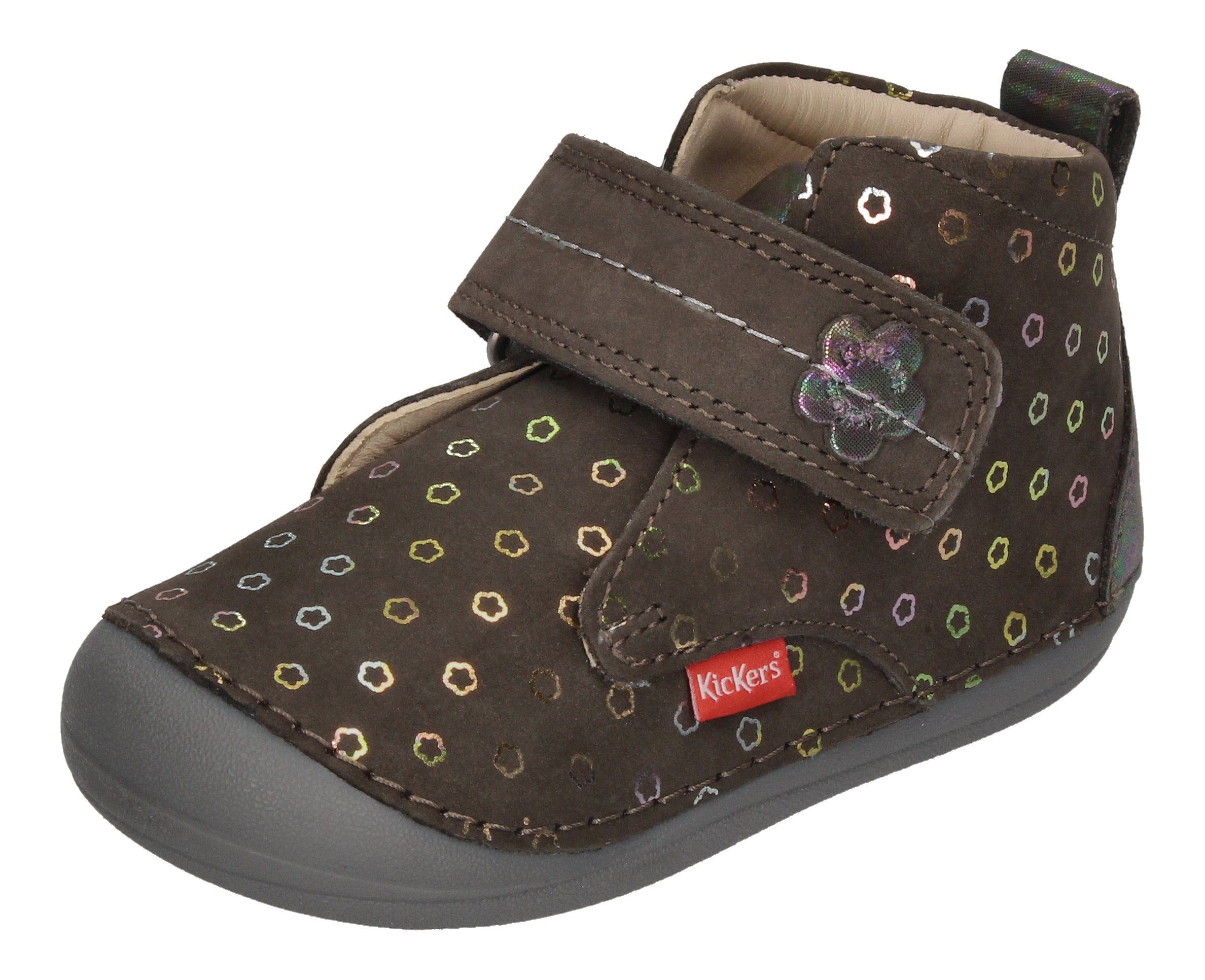 Lauflernschuh SABIO Kickers gris flower