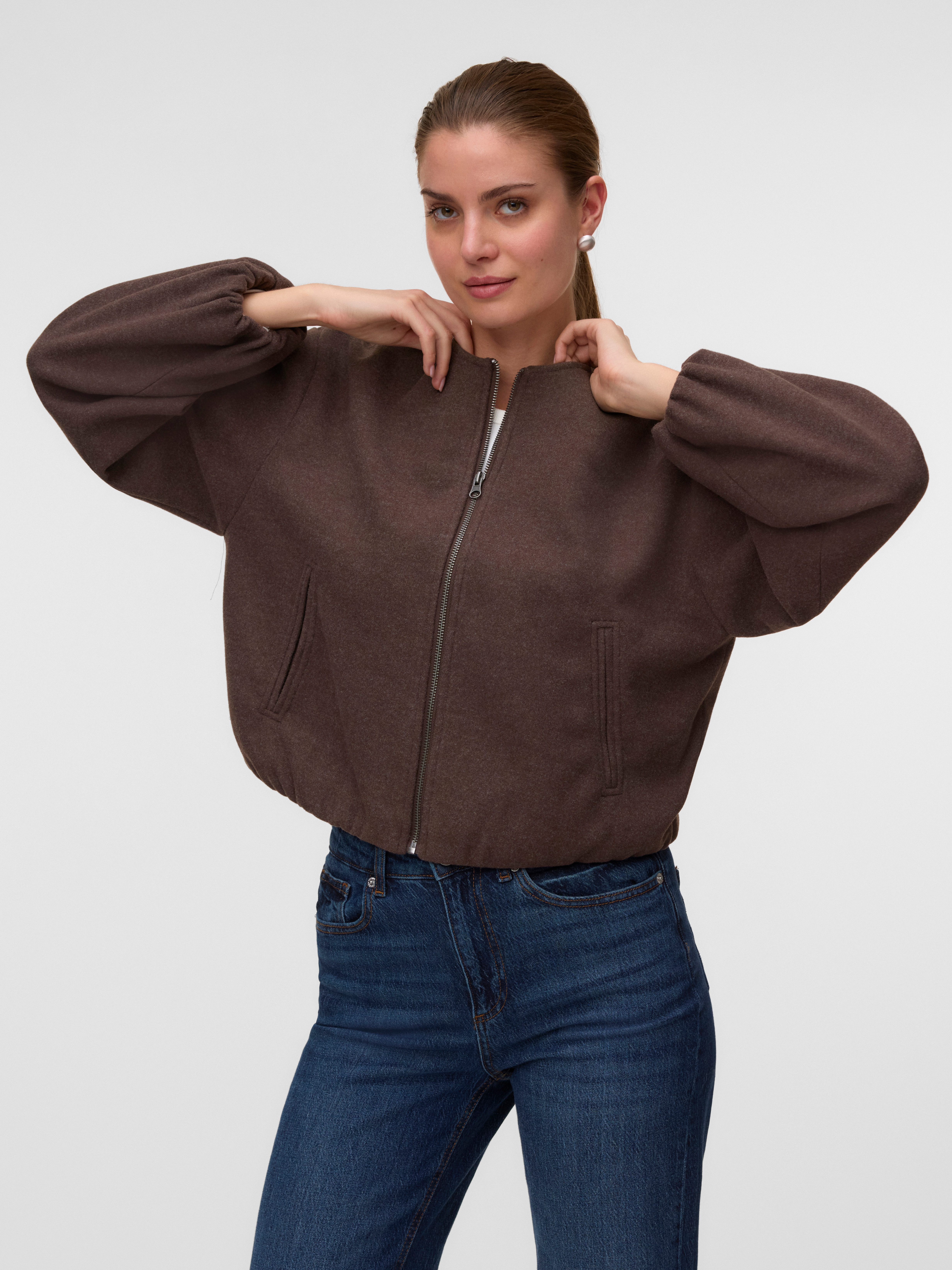 Vero Moda Kurzjacke VMCHLOE LS BOMBER JACKET NOOS Materialmix