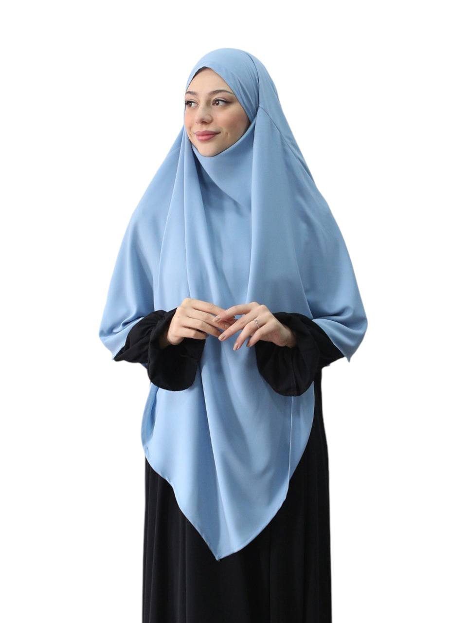 Aymasal Kopftuch Einlagiger Khimar Hiba Medina Seide Medine Seide islamische Mode