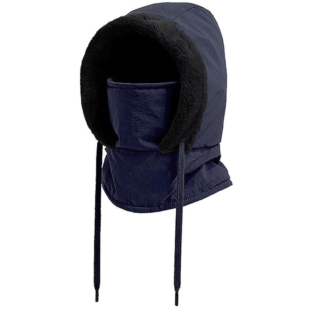 Blusmart Sturmhaube Winter Plüsch Warme Mütze mit Schal (Sturmhaube Mütze u günstig online kaufen