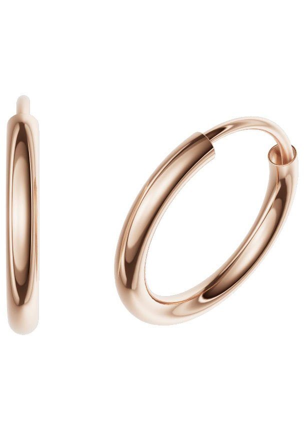 Firetti Paar Creolen Schmuck Geschenk Silber 925 2,0 mm breit, Made in Germany