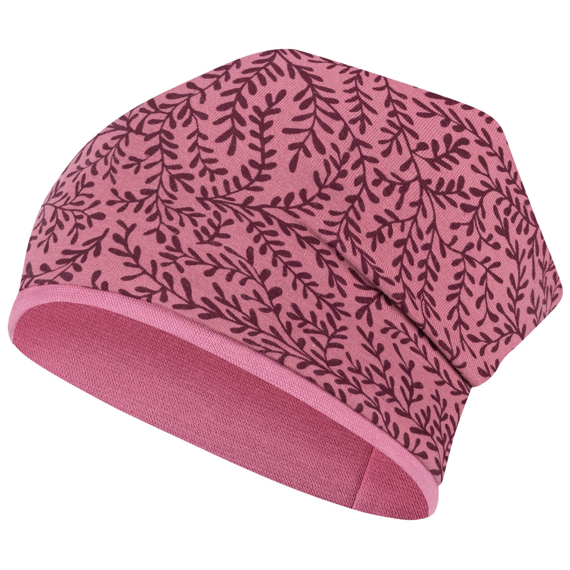 Jerseymütze Mädchen Herbstmütze Beanie Übergangsmütze Baumwolle doppellagig