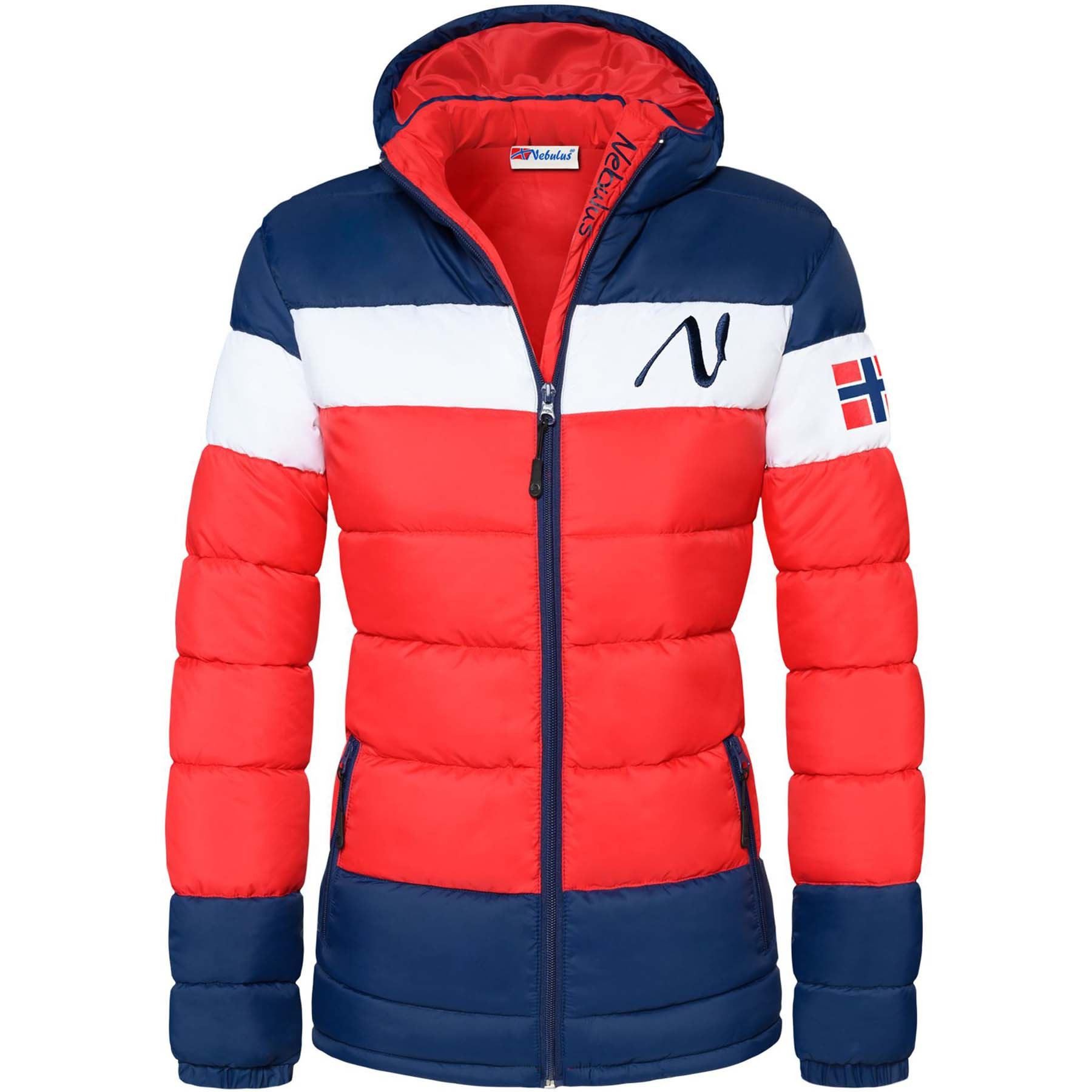 Nebulus Winterjacke MIXUP, P4832 - Damen, rot-blau, L/40