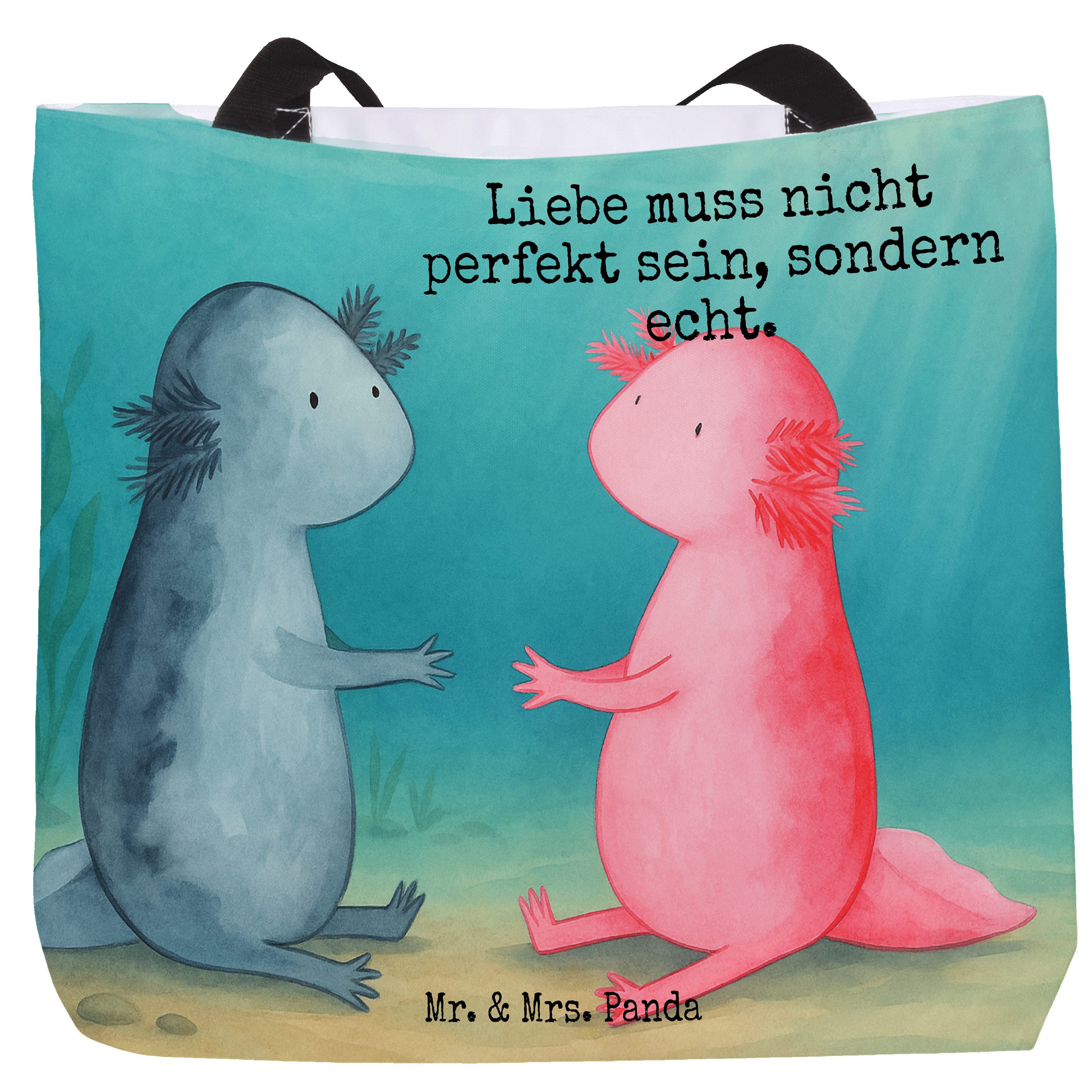 Shopper Axolotl Liebe Design