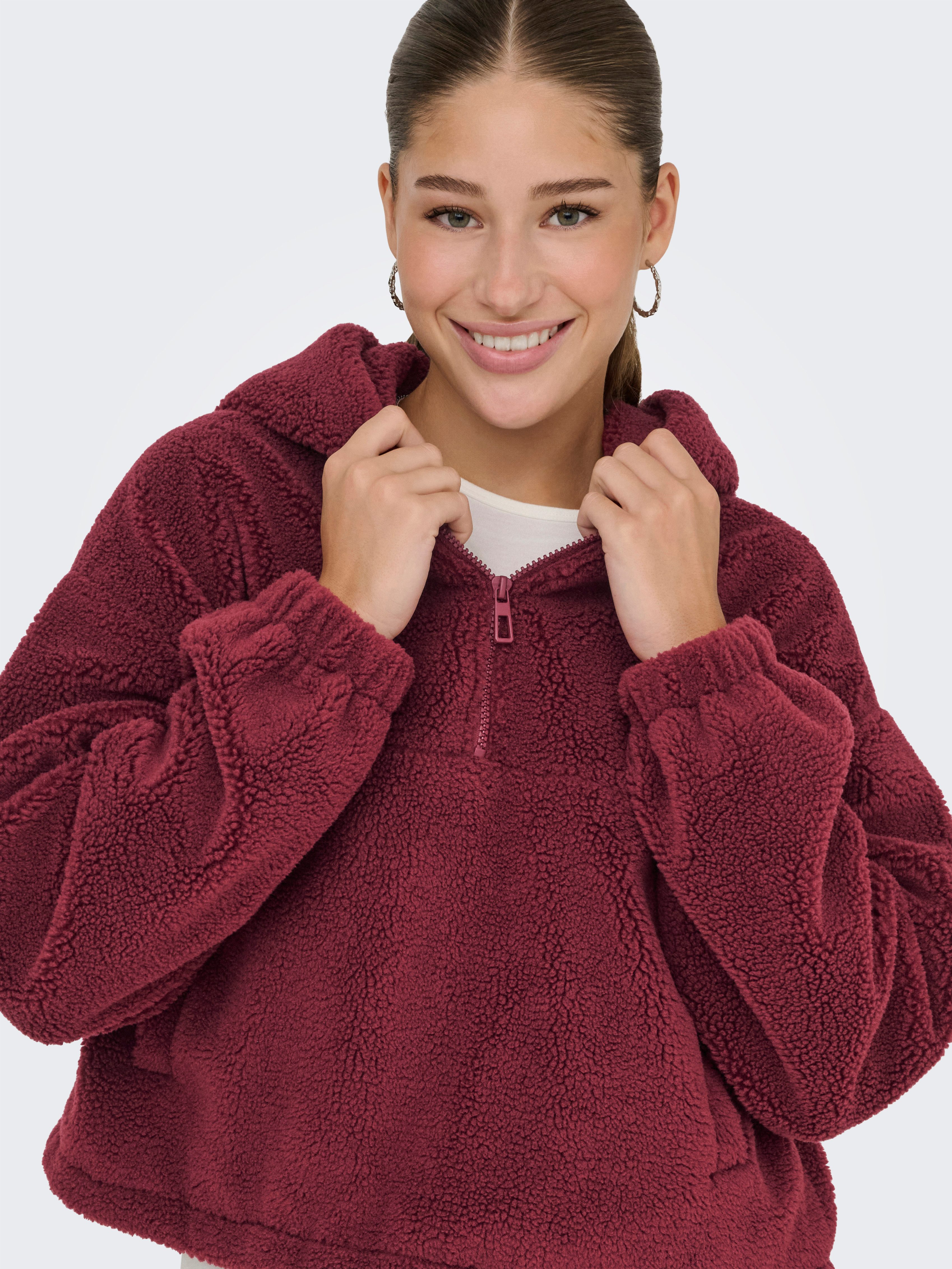 ONLY Fleecejacke ONLSIENA TEDDY ANORAK LIFE CC OTW – Bild 3 von 5