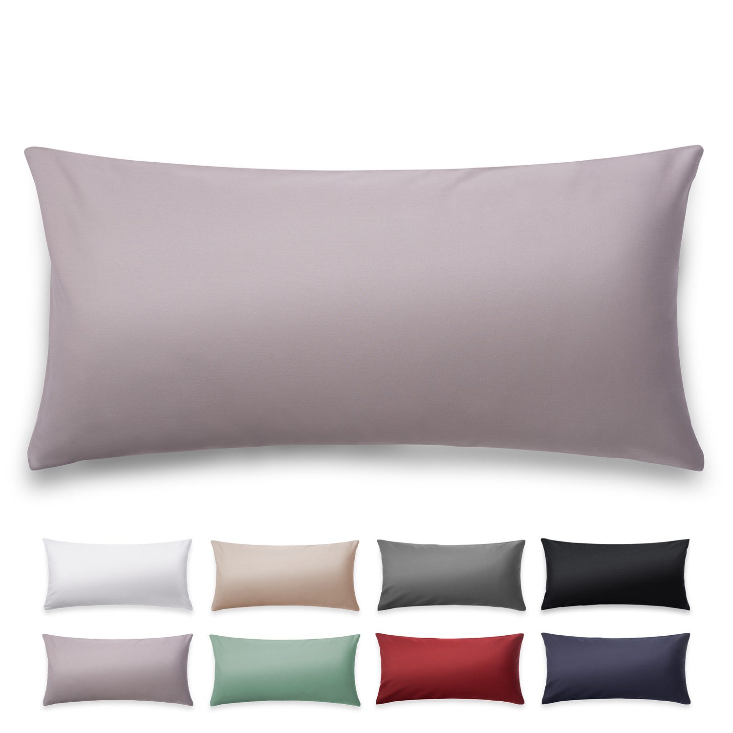 Blumtal Kissenbezüge Premium Mako Satin Kissenbezug, superweich aus 100% Ba günstig online kaufen