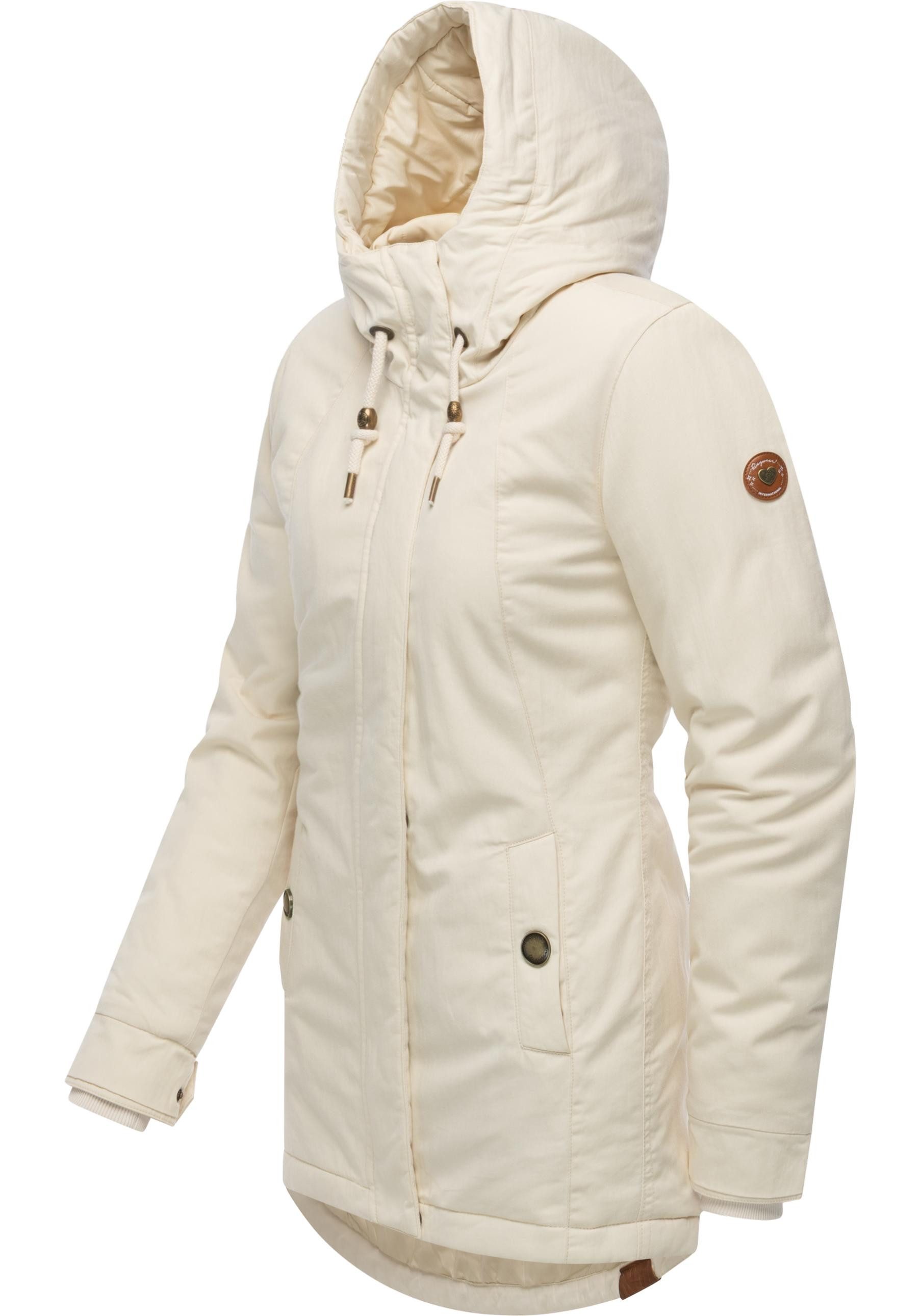 Ragwear Winterjacke Monadena Parka YOUMODO Warmer Kurzmantel mit Kapuze