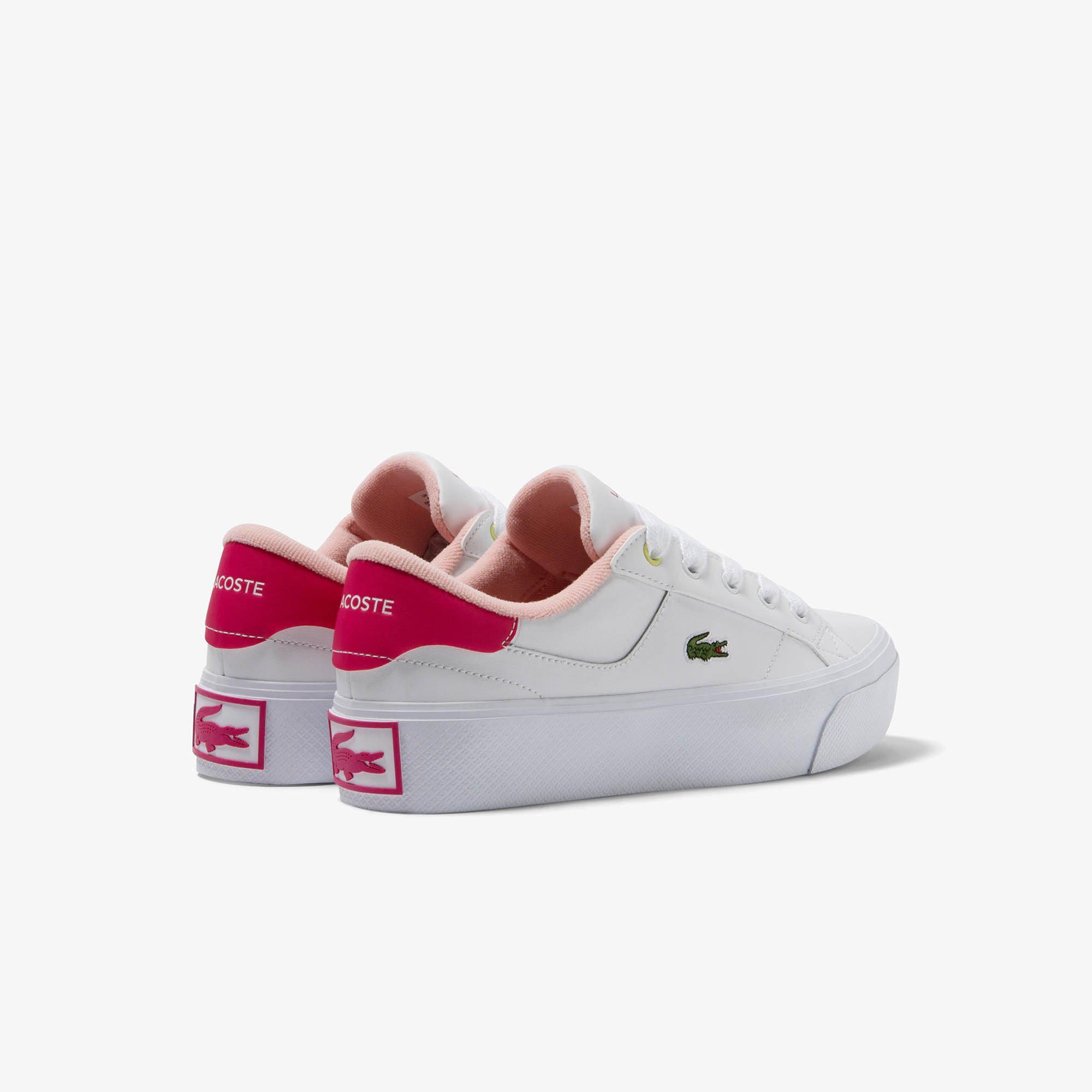 weiß-pink Sneaker Lacoste 2 ZIANE 223 CFA PLATFORM