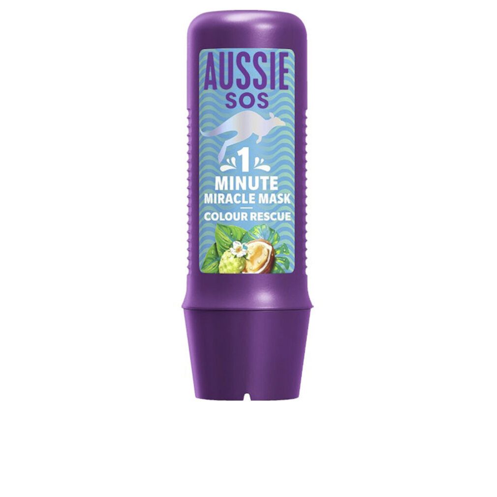 Aussie Haarpflege-Set SOS 1 MINUTE MIRACLE COLOR RESCUE Maske 250 ml