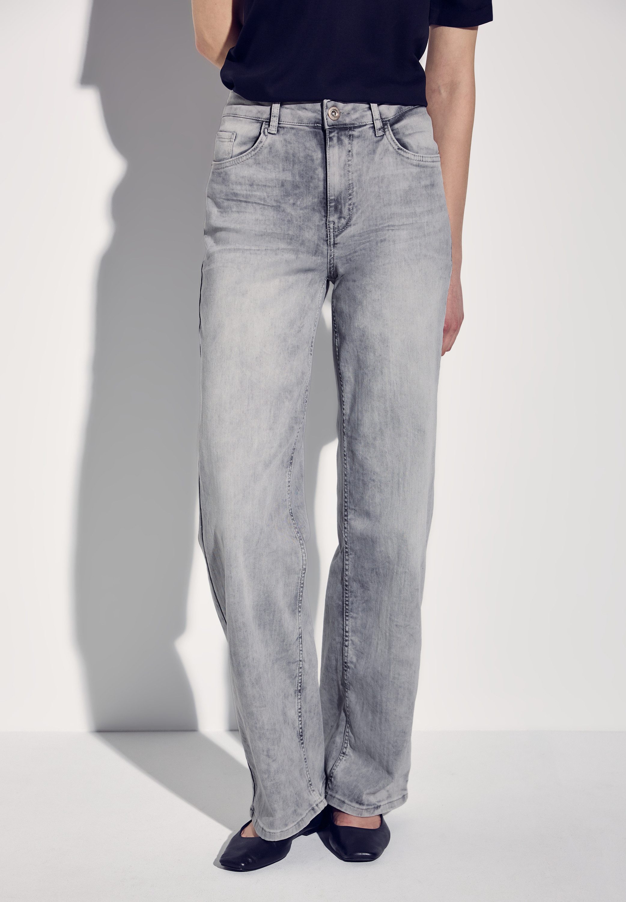 STREET ONE Comfort-fit-Jeans, High Waist günstig online kaufen