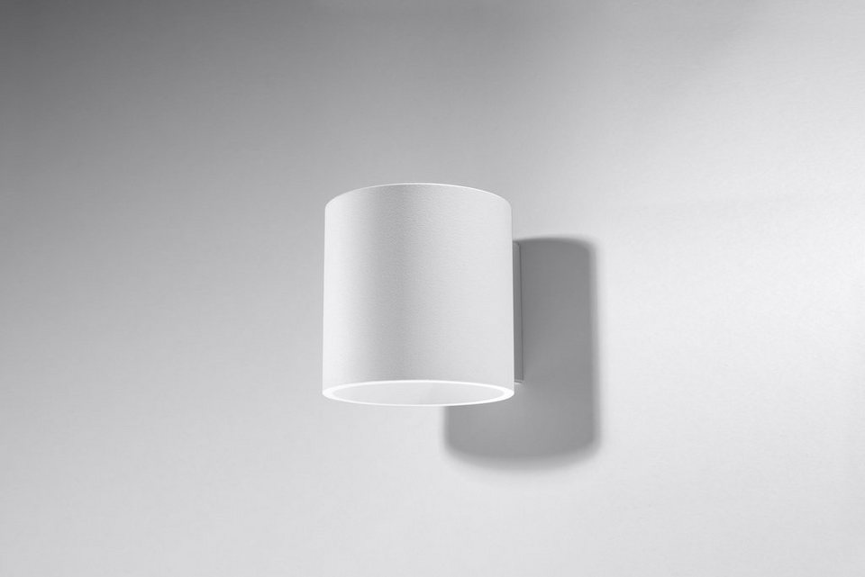 SOLLUX lighting Wandleuchte Wandlampe Wandleuchte ORBIS 1 weiß, 1x G9, ca.  10x12x10 cm, geeignet für Leuchtmittel G9 max. 40 Watt