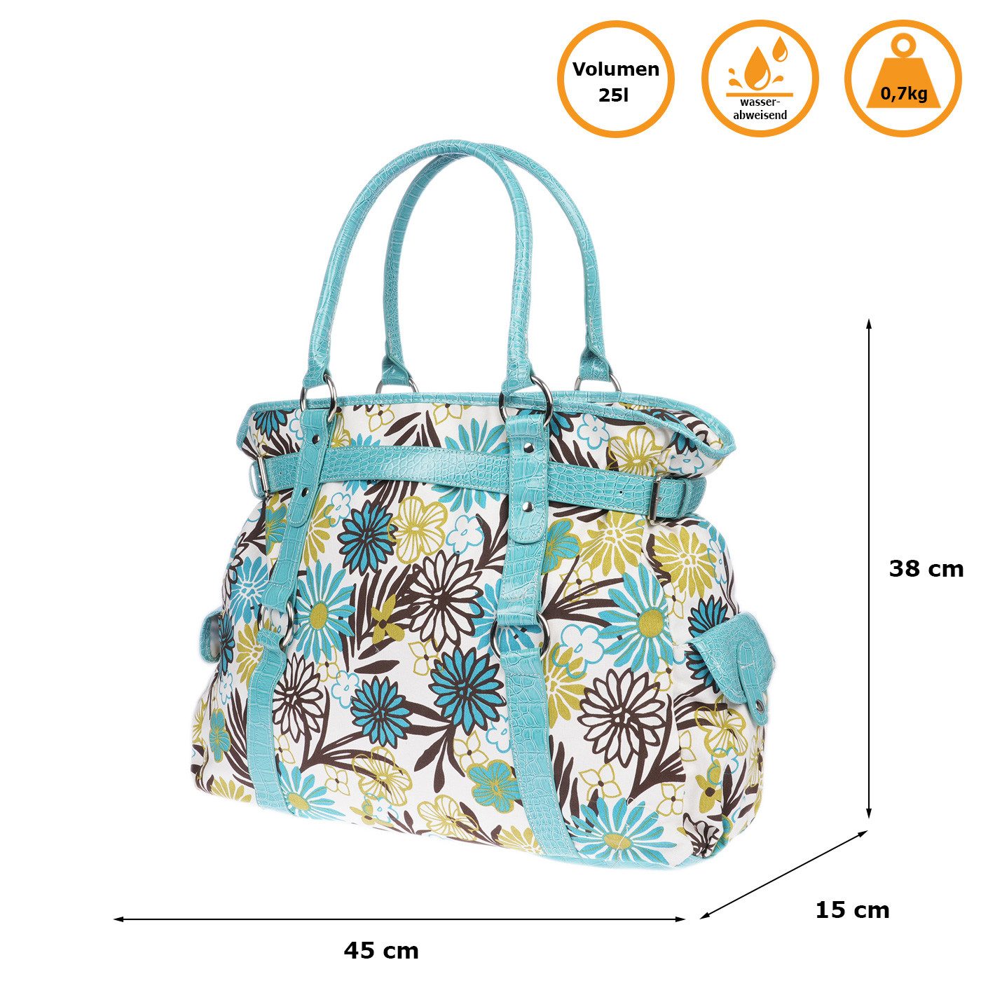 Christian Wippermann Umhängetasche Damen Tasche Schultertasche Umhängetasche Crossover (1 tlg), Leder Optik Handtasche