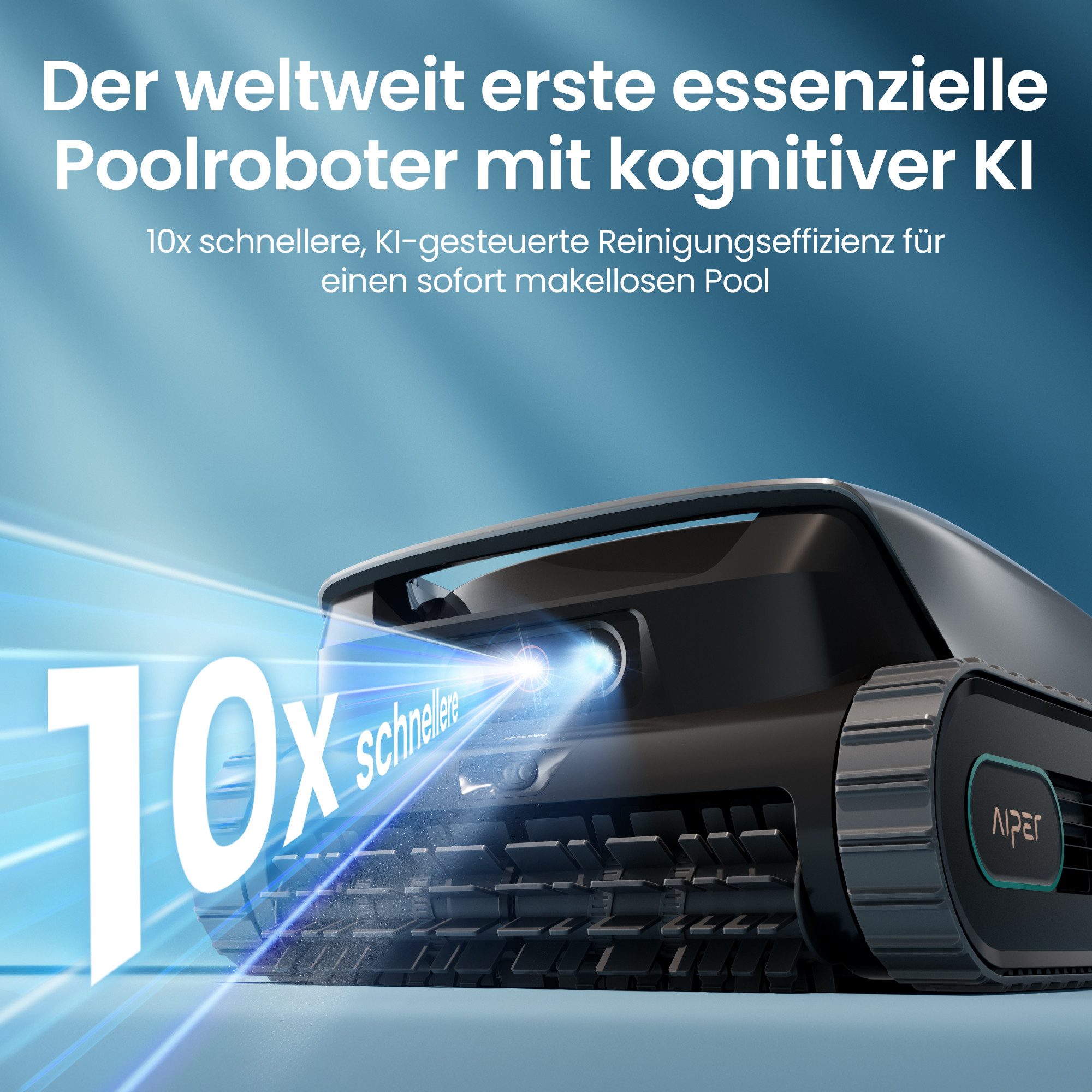 Aiper Poolroboter Scuba V3 Poolroboter für Boden & Wände mit KI, (1-St)