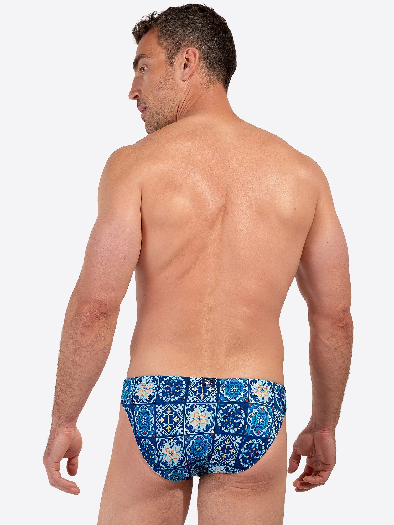 Hom Badehose Swim Micro Briefs Maiolica Schwimmhose, Schwimmshorts, Badebekleidung