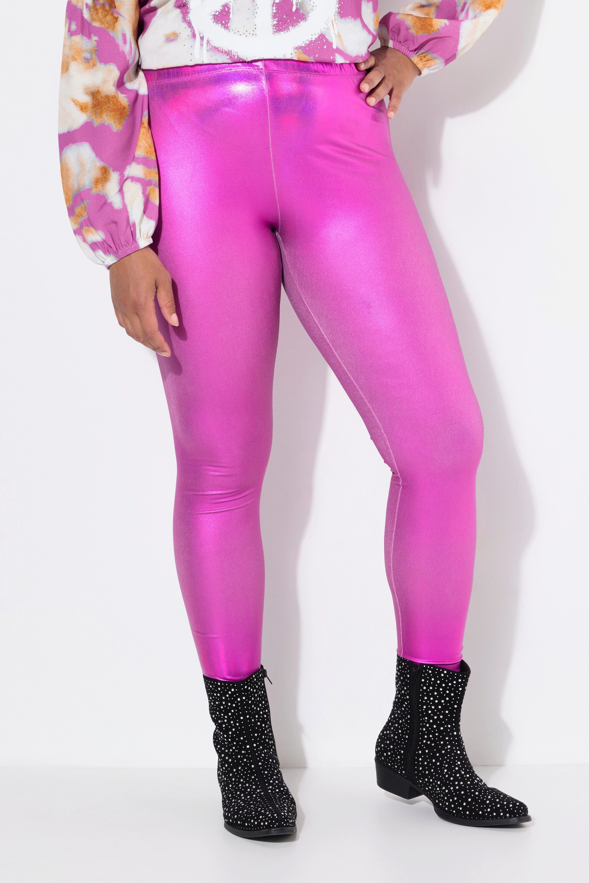Angel of Style Leggings Leggings Tight Fit Metaillic-Optik günstig online kaufen