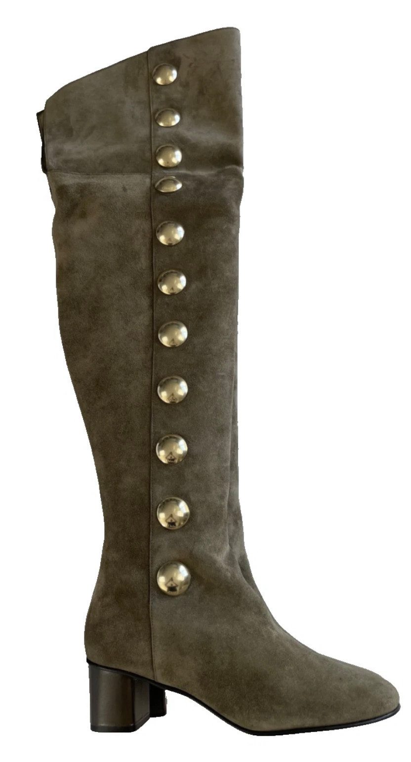 Chloé Stiefel iLuxuriöse Statement-Stiefel aus der Hauptkollektion Overkneestiefel Seitlicher Reißverschluss für bequemes An- und Ausziehen