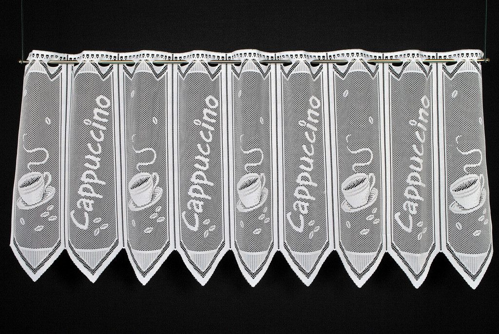 Gardinen Kranzusch Scheibengardine Cappuccino, Stangendurchzug, transparent günstig online kaufen