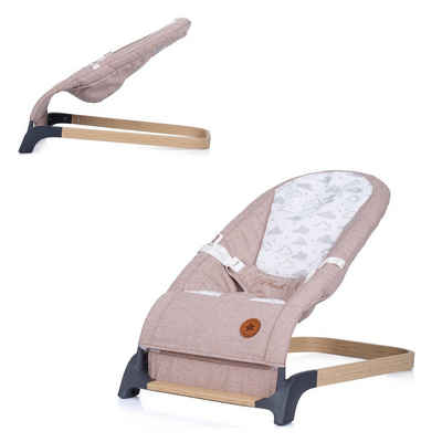 Chipolino Babywippe Babywippe Noah Holzoptik, Sicherheitsgurt ergonomisches Design bis 9 kg