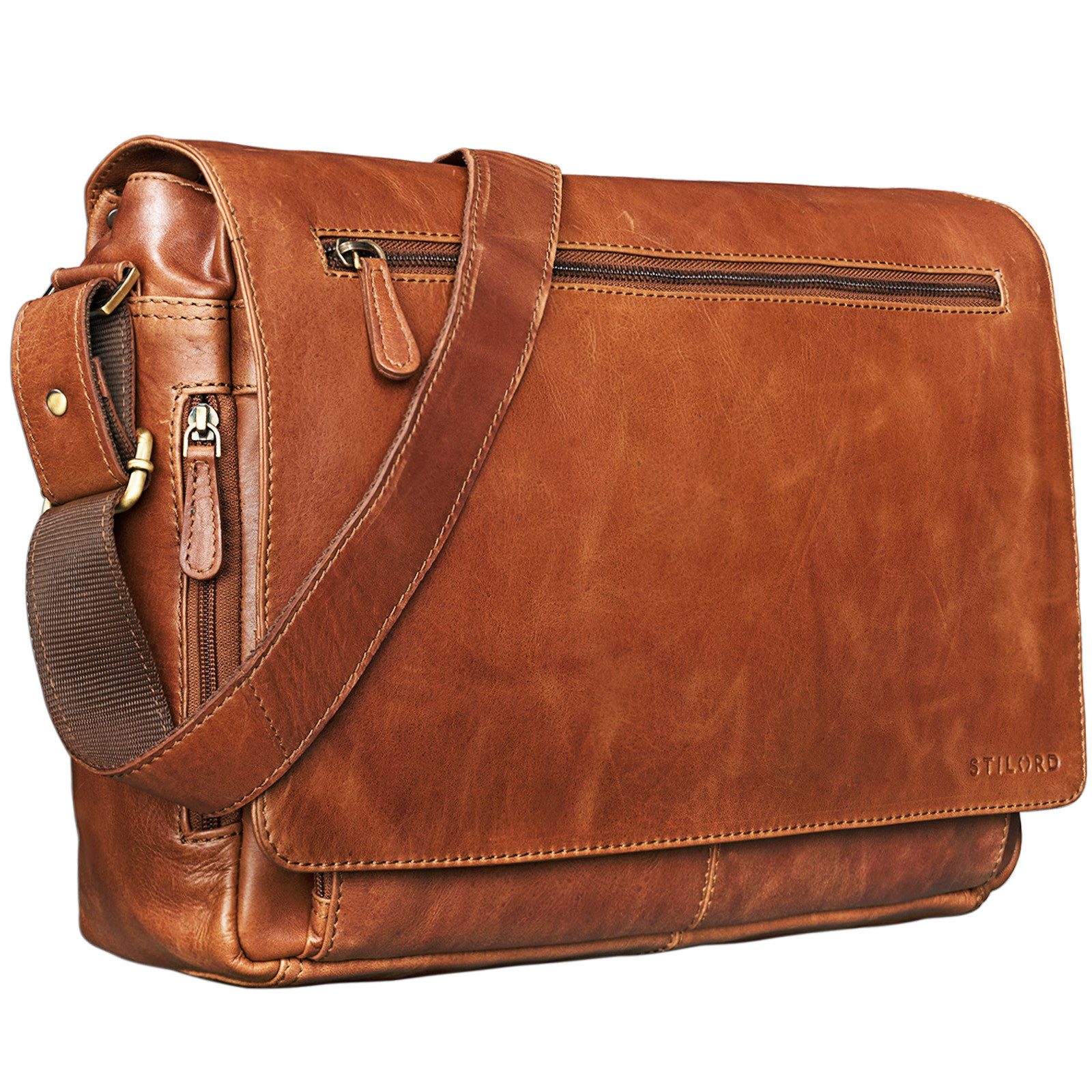 Laptoptasche "Jan" 15,6 Zoll Laptoptasche Leder