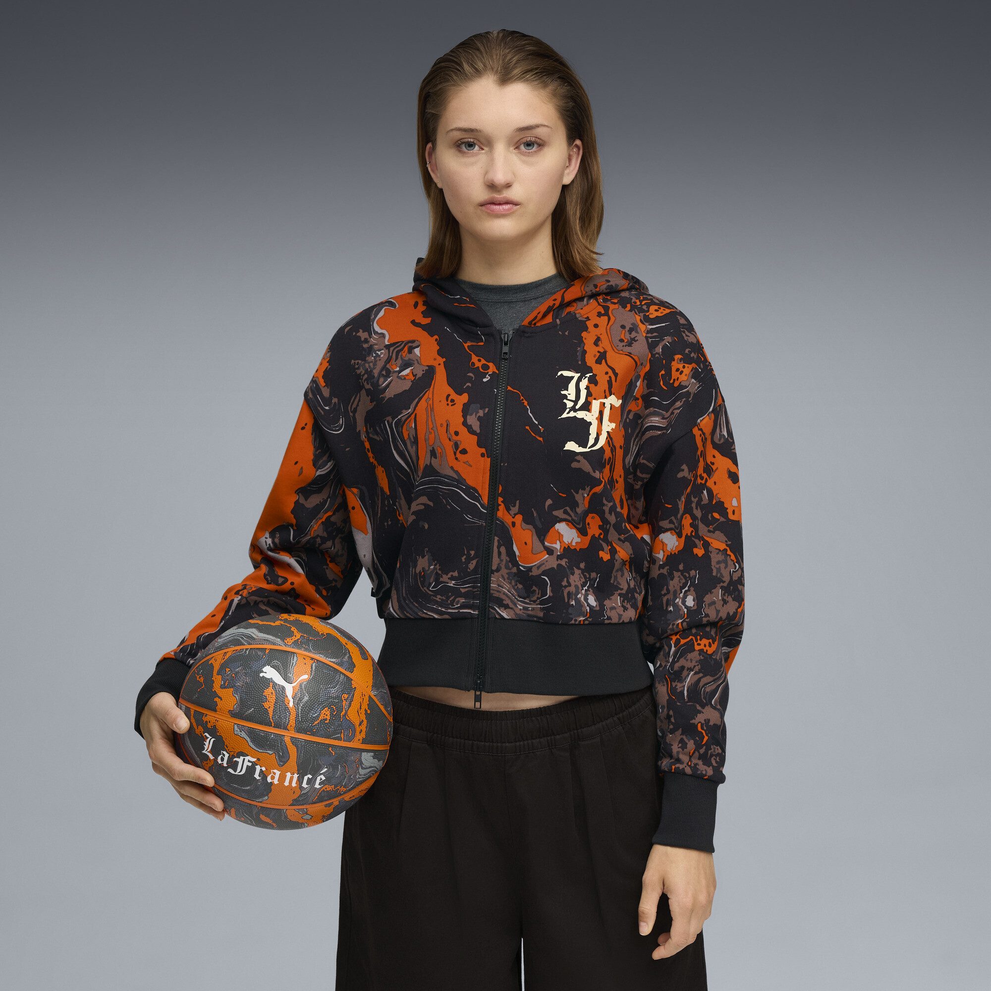 PUMA Hoodie LAFRANCÉ HEEM Crop Kapuzenjacke günstig online kaufen