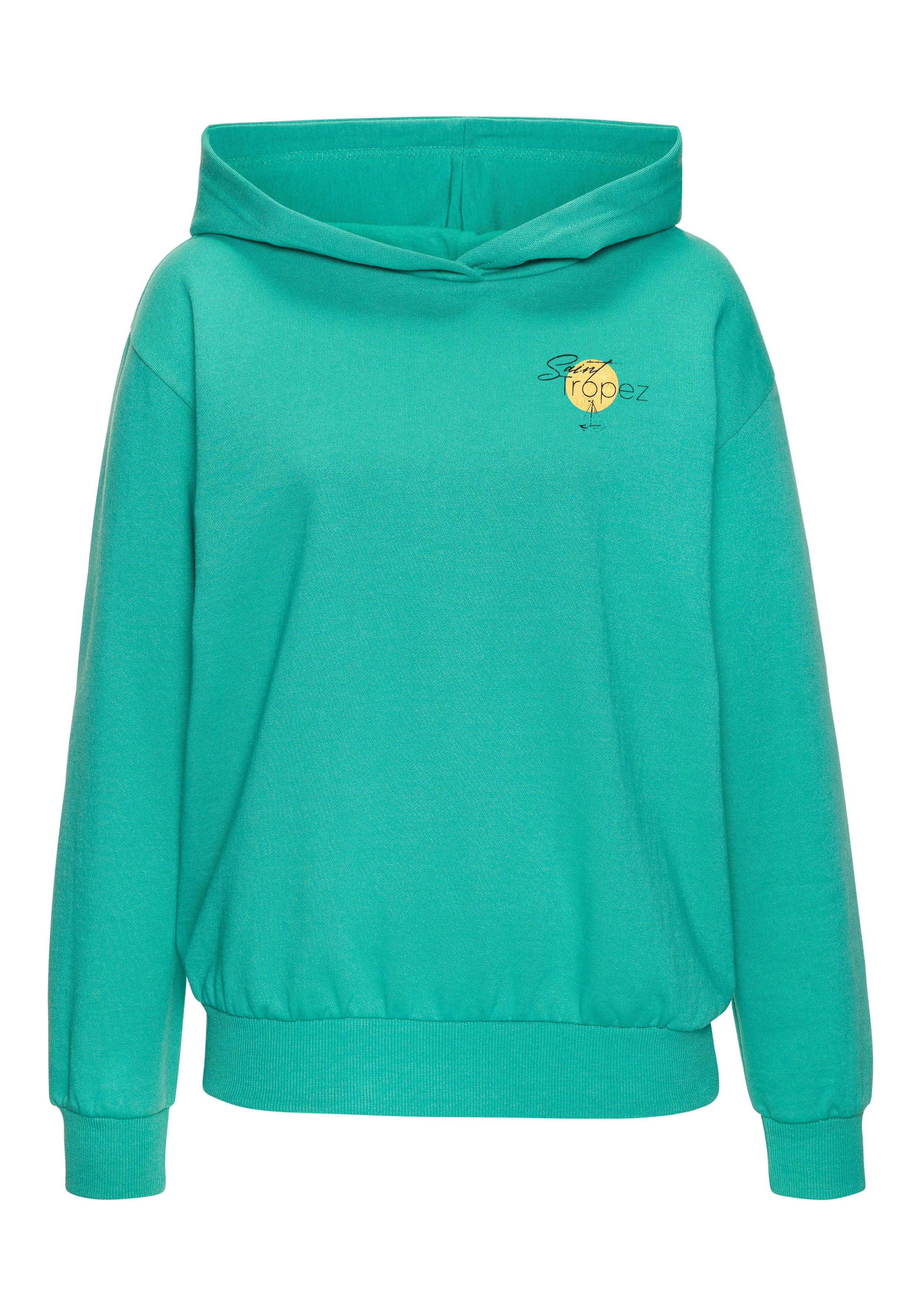 Bench. Loungewear Kapuzenpullover mit großem Print auf dem Rücken, Home- und Loungewear Serie