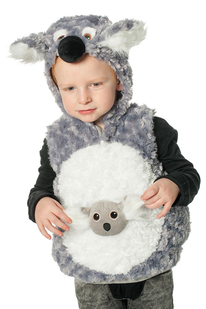 Karneval-Klamotten Kostüm Koala Body für Baby Kleinkinder, Kinderkostüm Koalakostüm Tierkostüm für Babys Kleinkinder Karneval