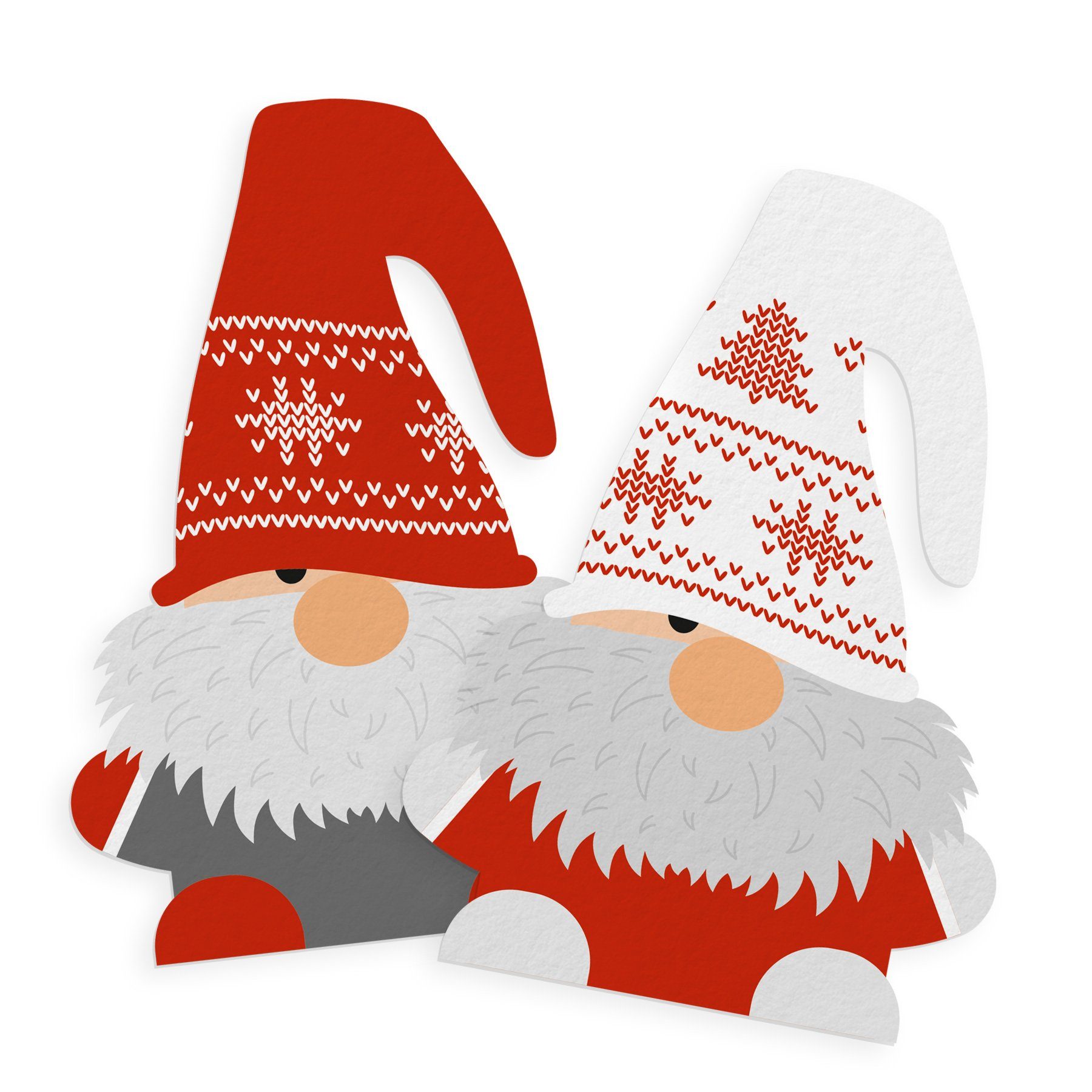 itenga Aufkleber Itenga Sticker 10 x Wichtelbande Weihnachtswichtel