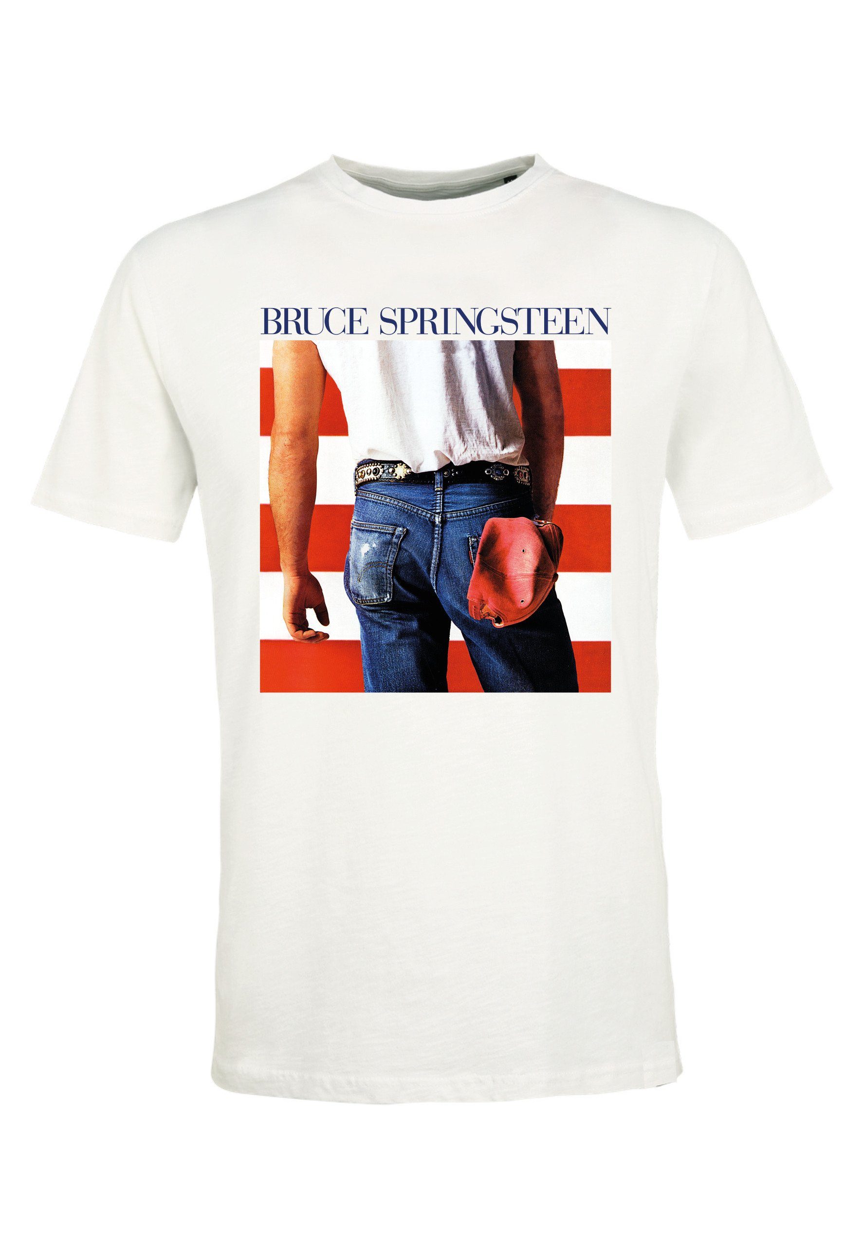 Bio-Baumwolle Springsteen Pixel Recovered GOTS Bruce T-Shirt zertifizierte Relaxed