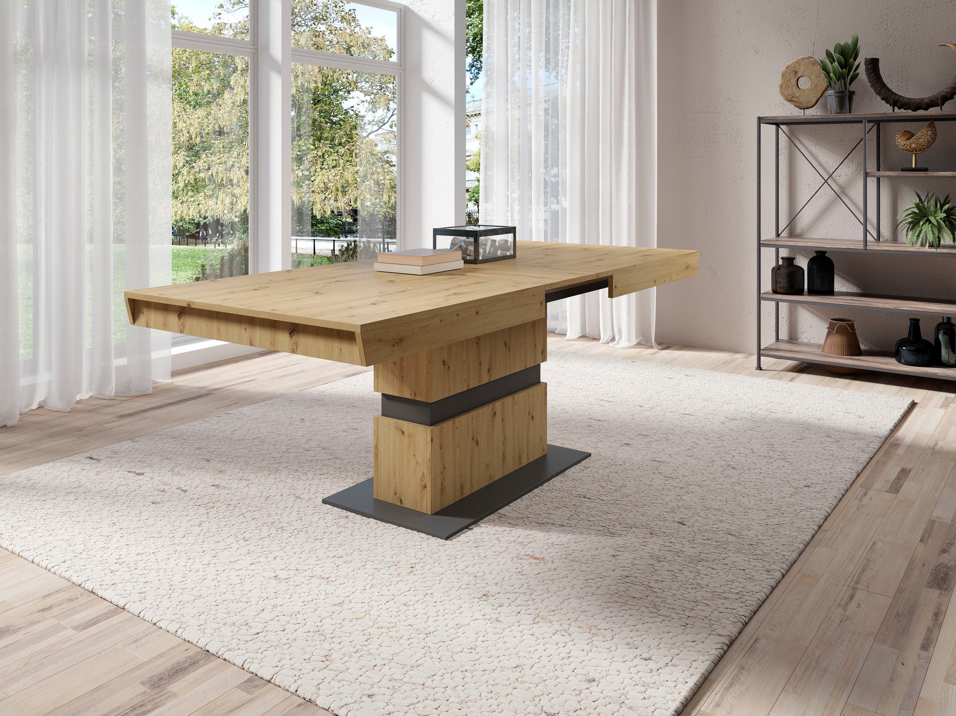 byLIVING Esstisch Matthew, mit Auszugsfunktion, Breite 140-195 cm oder 160- günstig online kaufen