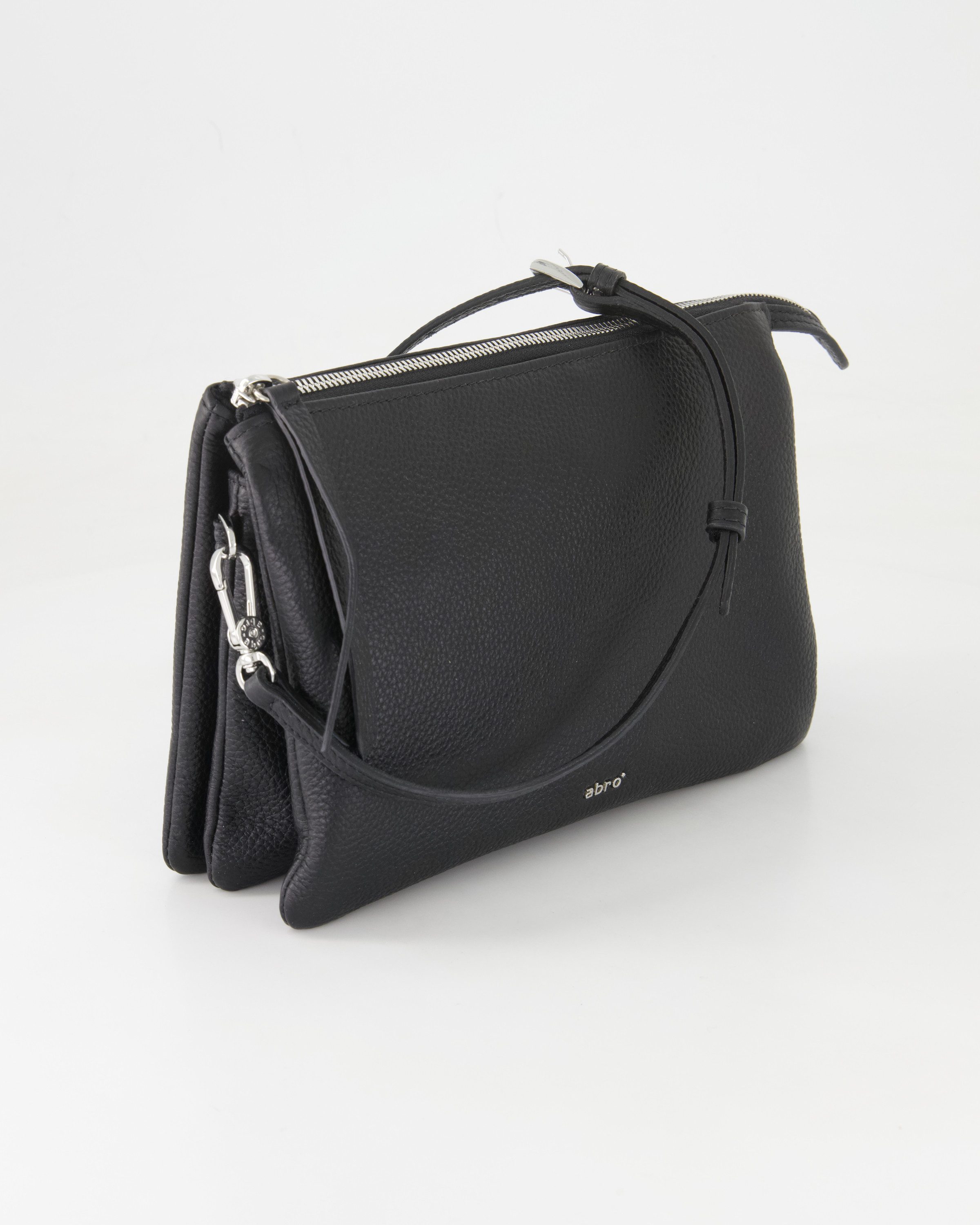 Abro Handtasche Umhängetasche Threefold NOS, Obermaterial: Leder