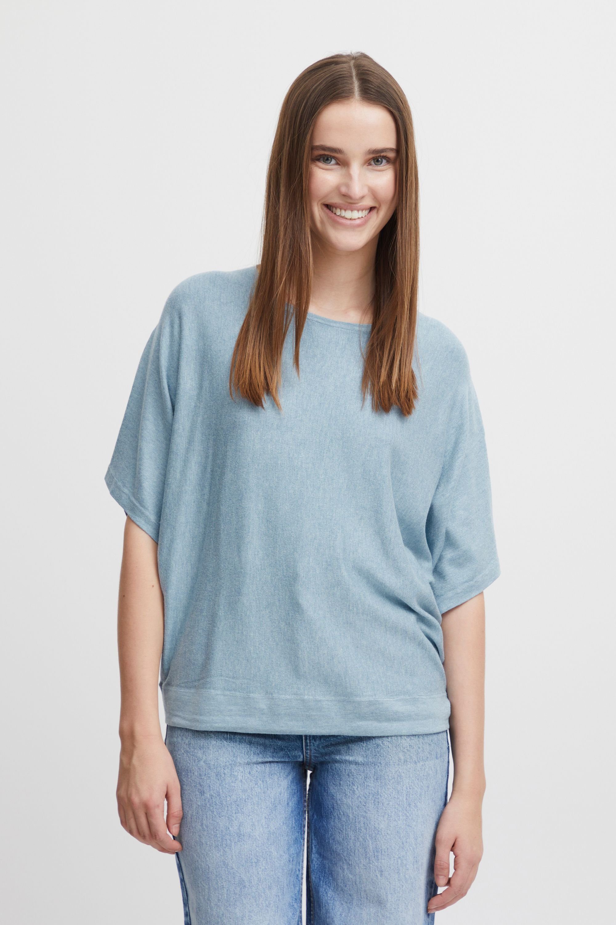 b.young Strickpullover BYMMPIMBA1 S - 20812782 Blue Bell Melange (1441211)