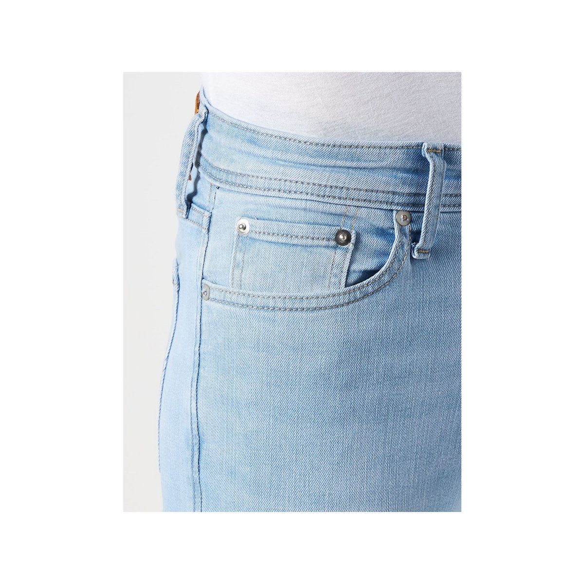 blau 5-Pocket-Jeans & Jack Jones (1-tlg)