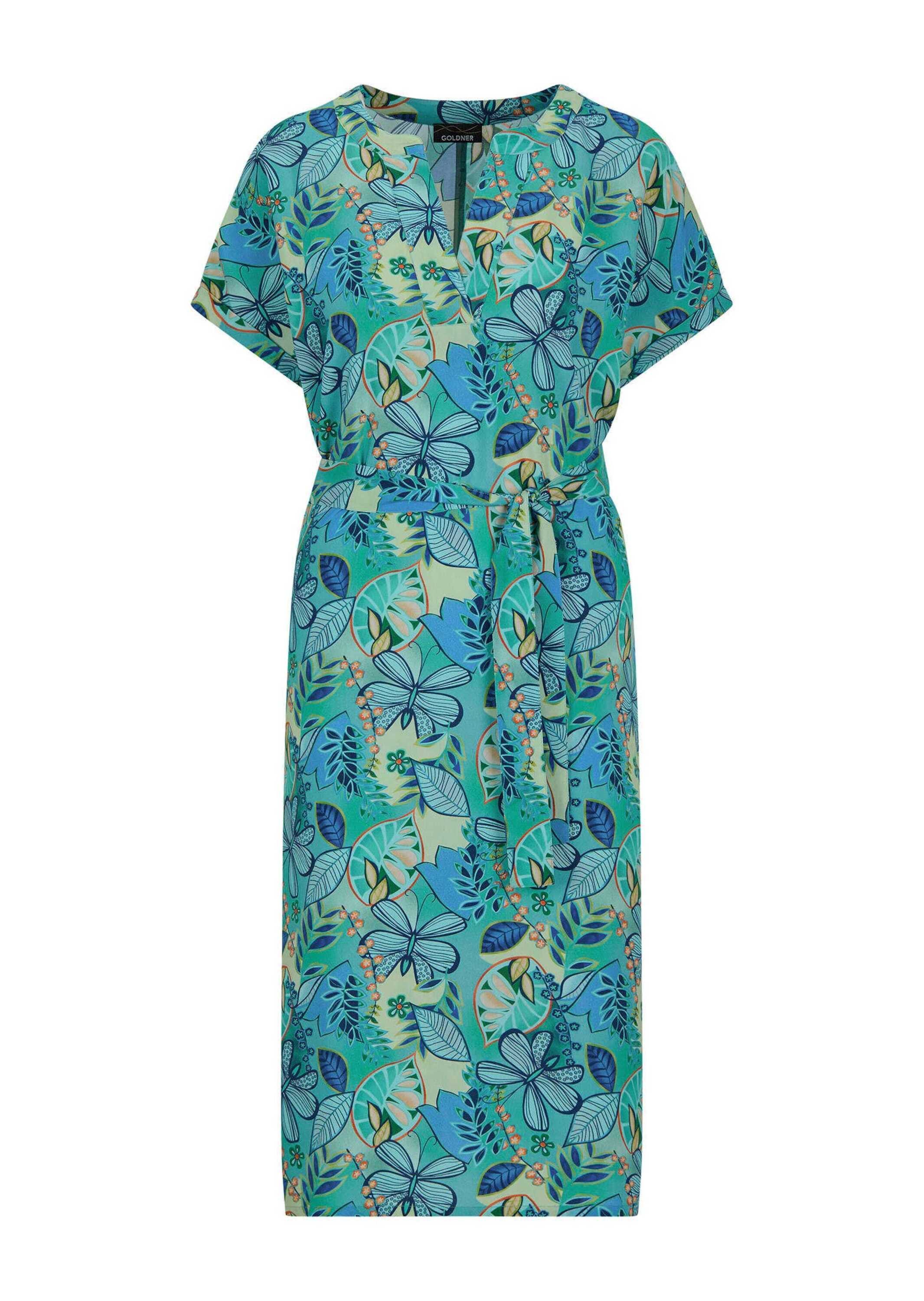 Sommerkleid Viskosekleid mit floralem Muster