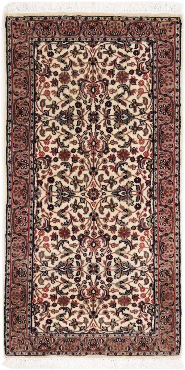 Orientteppich Indo Keshan 69x138 Handgeknüpfter Orientteppich Läufer, Nain Trading, rechteckig, Höhe: 12 mm