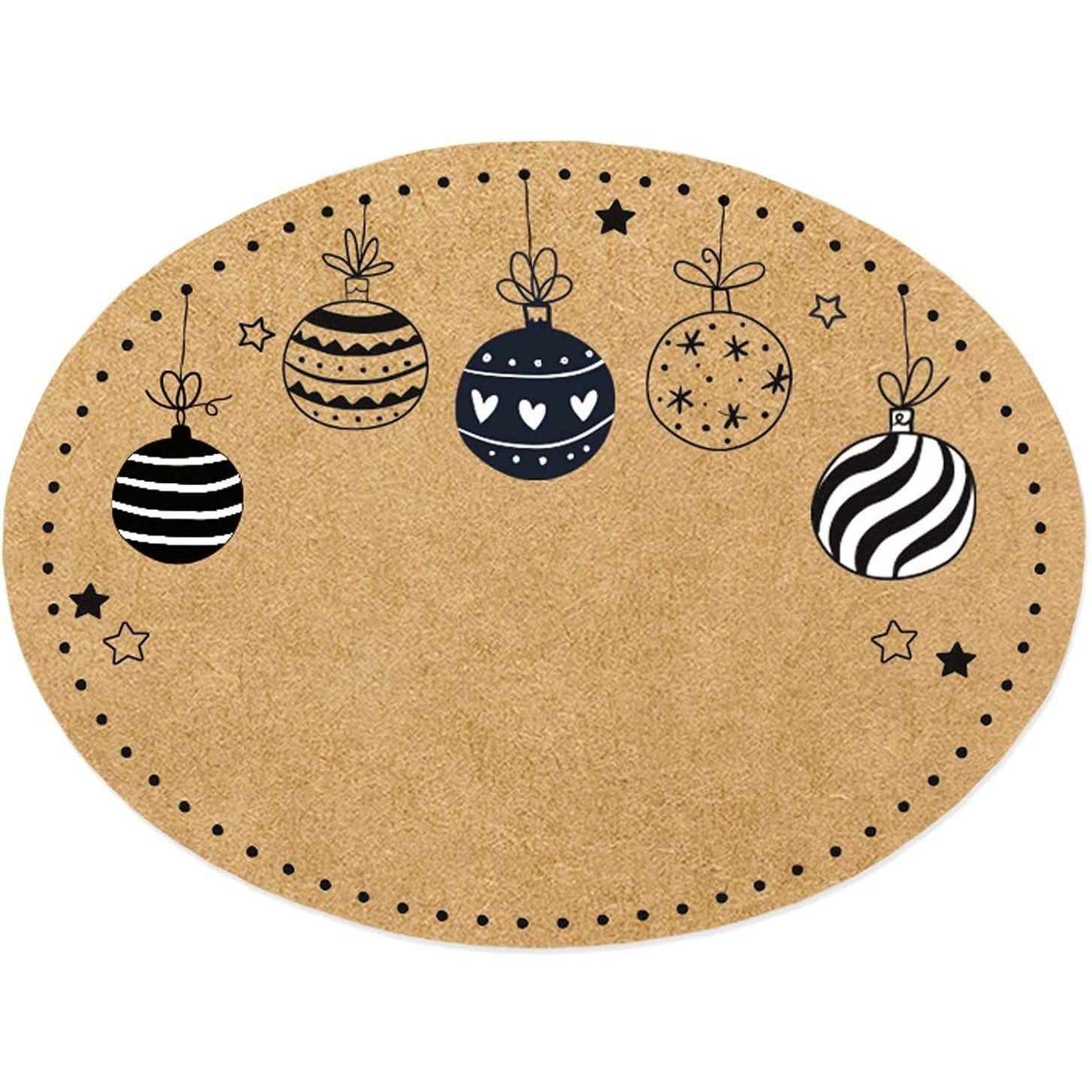 Logbuch-Verlag Dekofigur 200 Weihnachtsaufkleber auf Rolle zum Beschriften günstig online kaufen