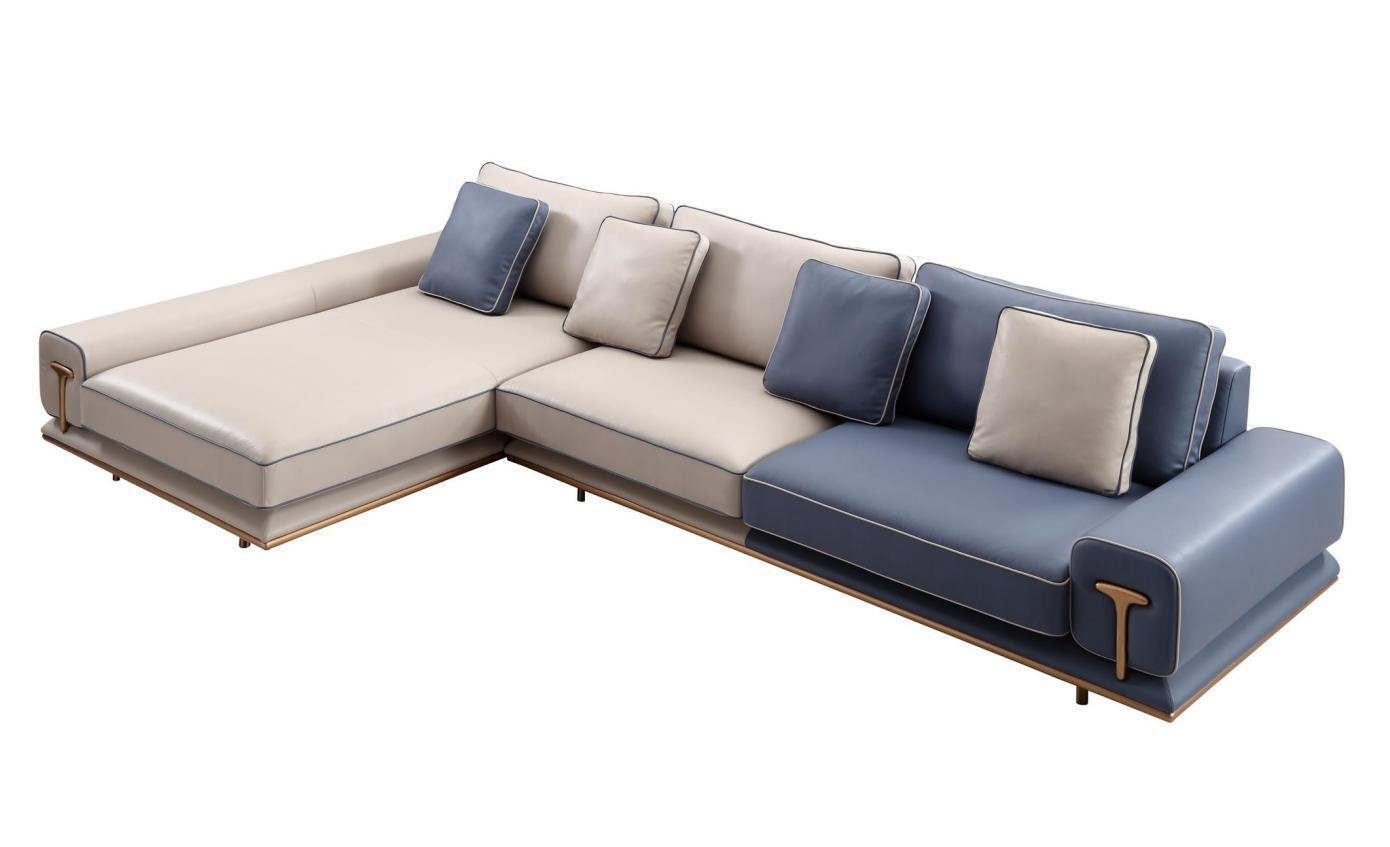 JVmoebel Ecksofa Ecksofa L form Eckgarnitur Großes Sofa Polstersofa Stoffsofa Neu, 1 Teile, Made in Europa