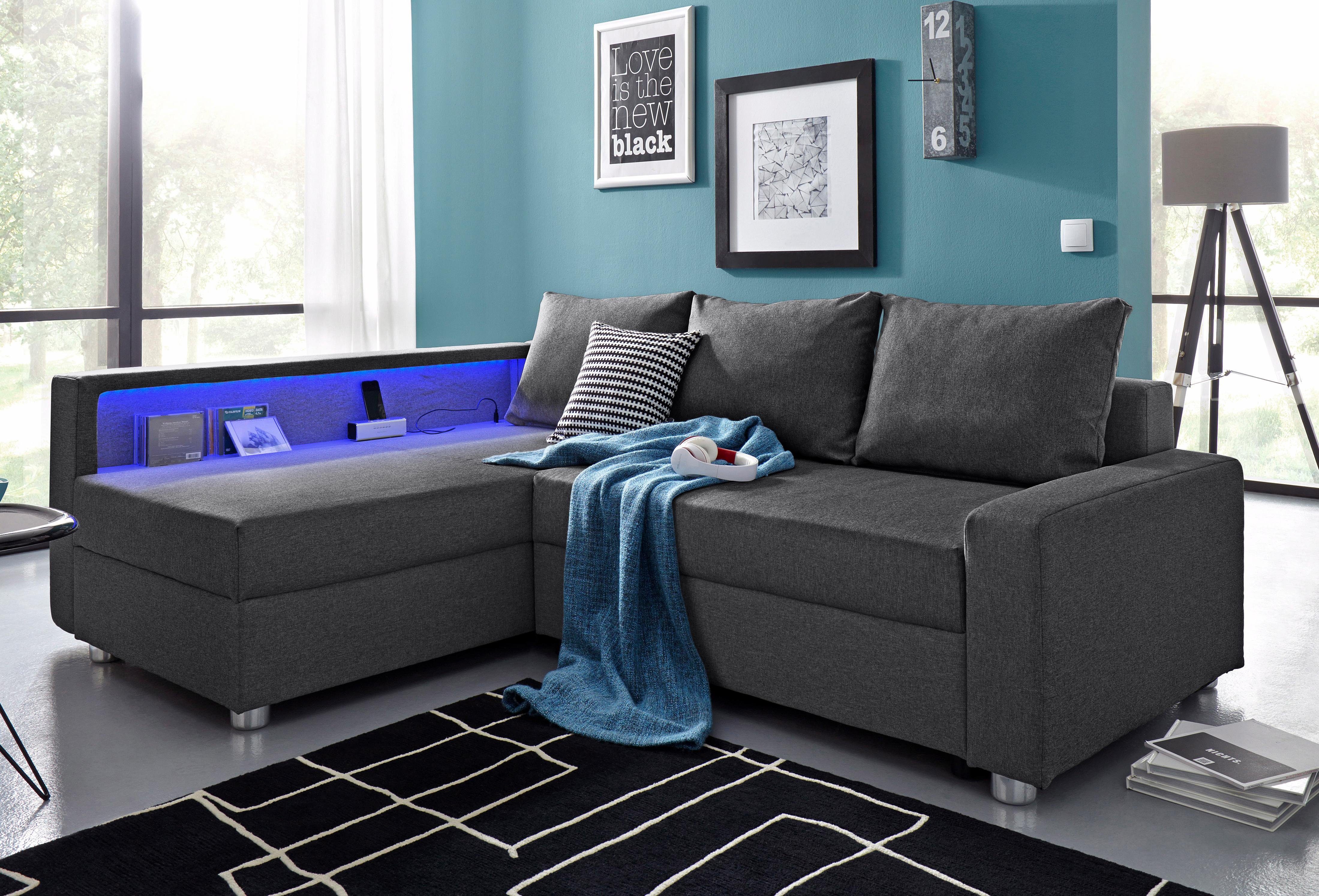 COLLECTION AB Ecksofa Relax L-Form, inklusive Bettfunktion, Federkern, wahl günstig online kaufen