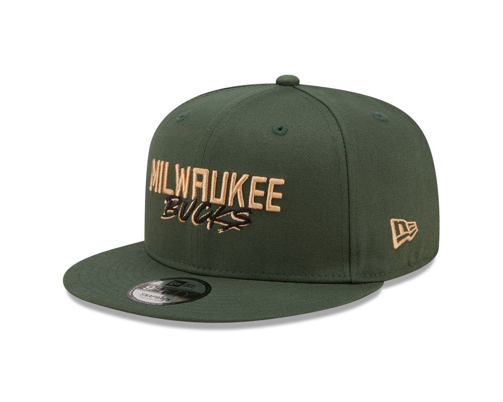 NBA Cap Snapback Cap Snapback Era Team BUCKS Script NEU/OVP Era MILWAUKEE New 9FIFTY New