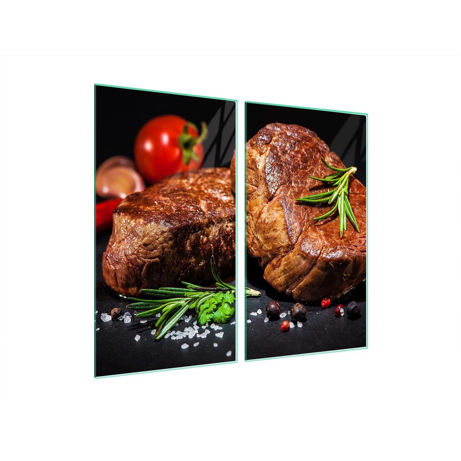 Herd-Abdeckplatte Herdabdeckplatte Ceranfeld Abdeckung Abdeckplatte Schneidebrett Schwar