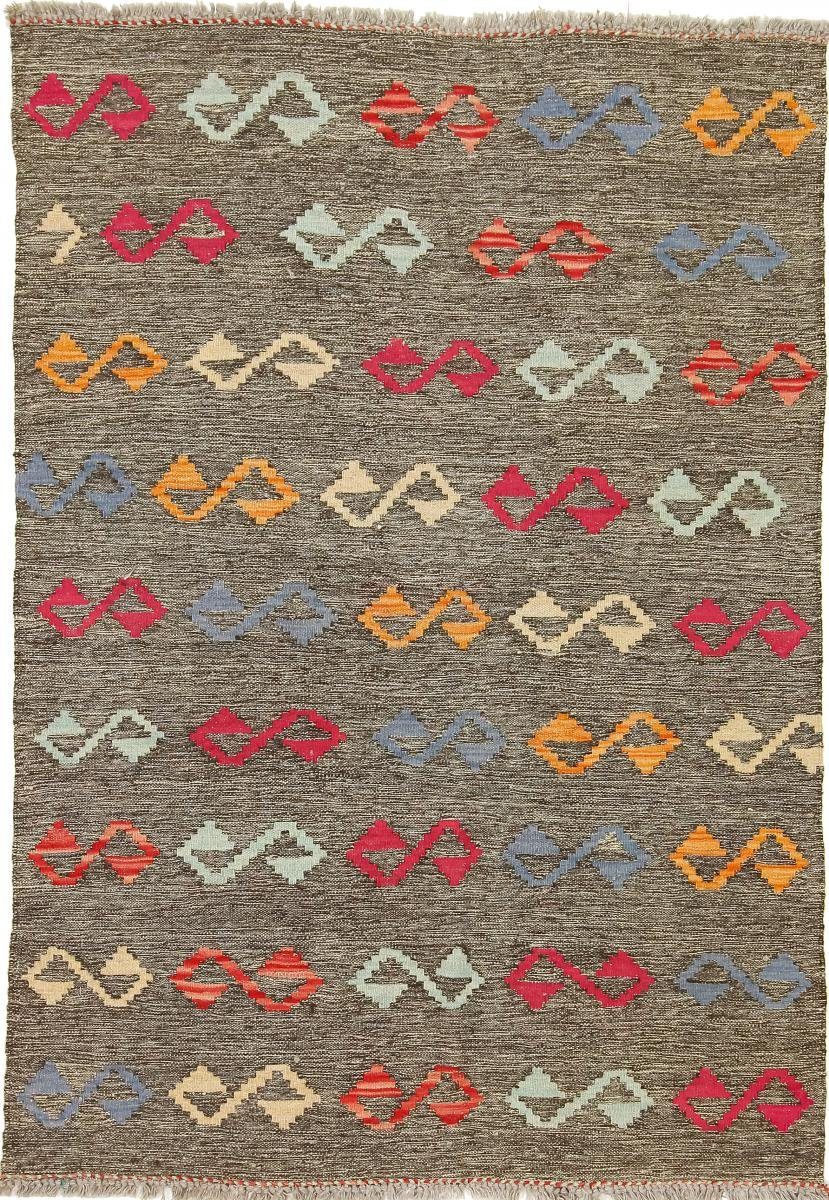 Orientteppich Kelim Afghan 102x148 Handgewebter Nain rechteckig, mm 3 Höhe: Orientteppich, Trading