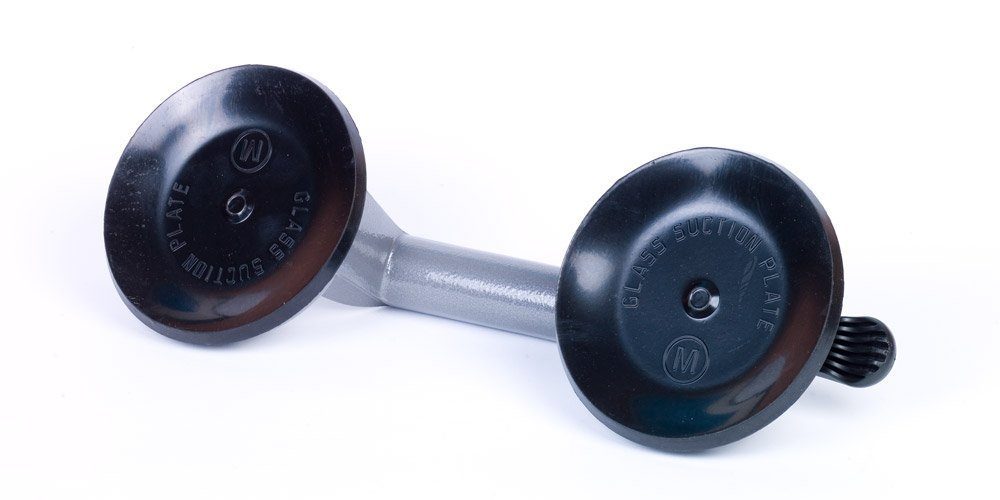 Thumbnail - Moritz Saugheber mit 2 Saugnäpfen grau, max. 100 kg Traglast, 2-tlg.], Set, Glasheber Glassauger Plattenheber Saughalter...