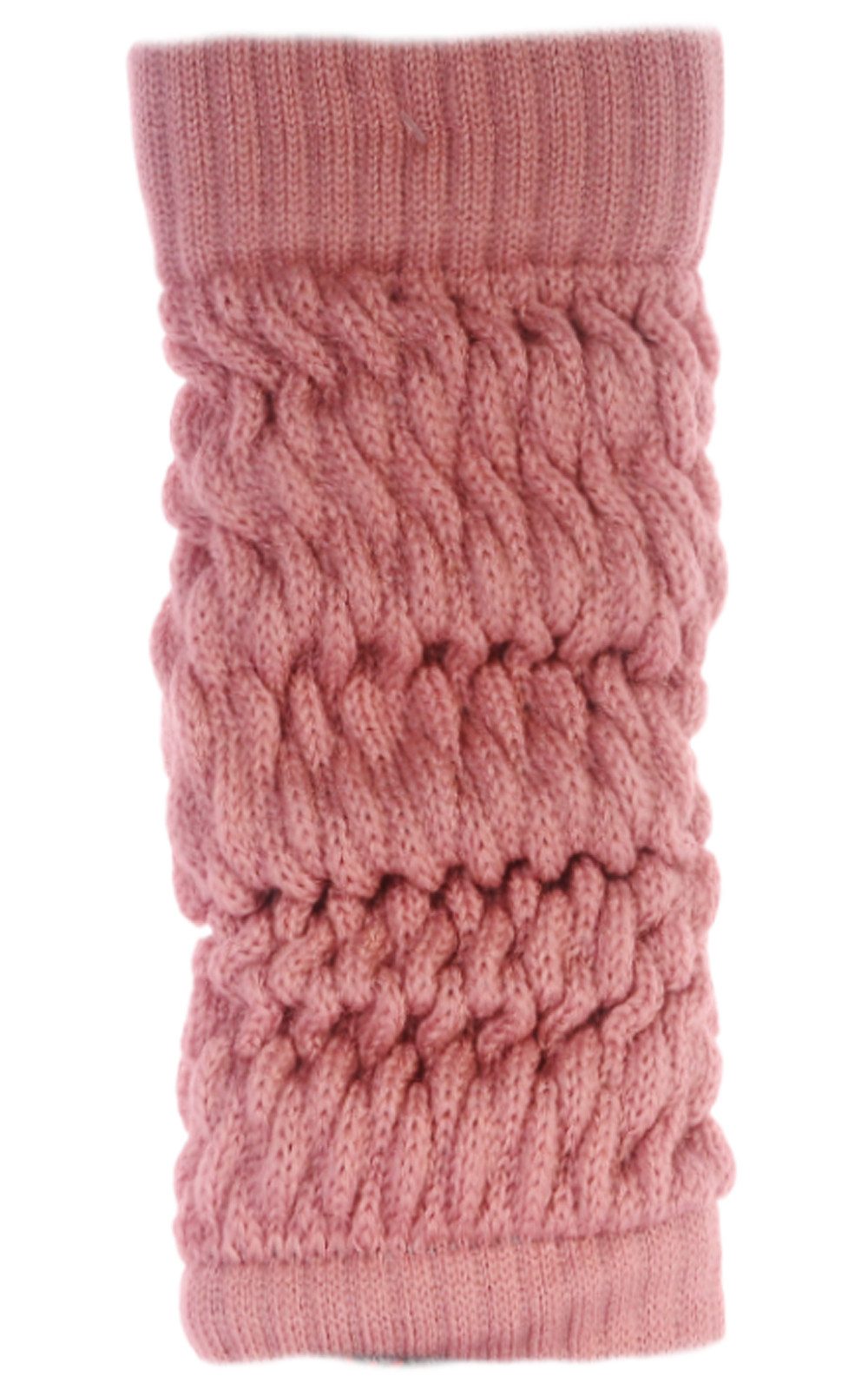 Martinex Гетры 1 Paar Гетры elegante Beinwärmer Damen Frauen Strickstulpen gesrickt weich, wärmend, elastisch, Strickdesign mit Zopf- und Rippmuster