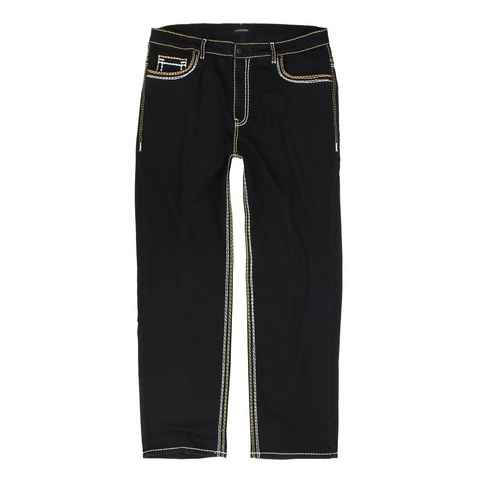 Lavecchia Comfort-fit-Jeans Übergrößen Herren Jeanshose LV-503 Stretch mit Elasthan & dicker Naht