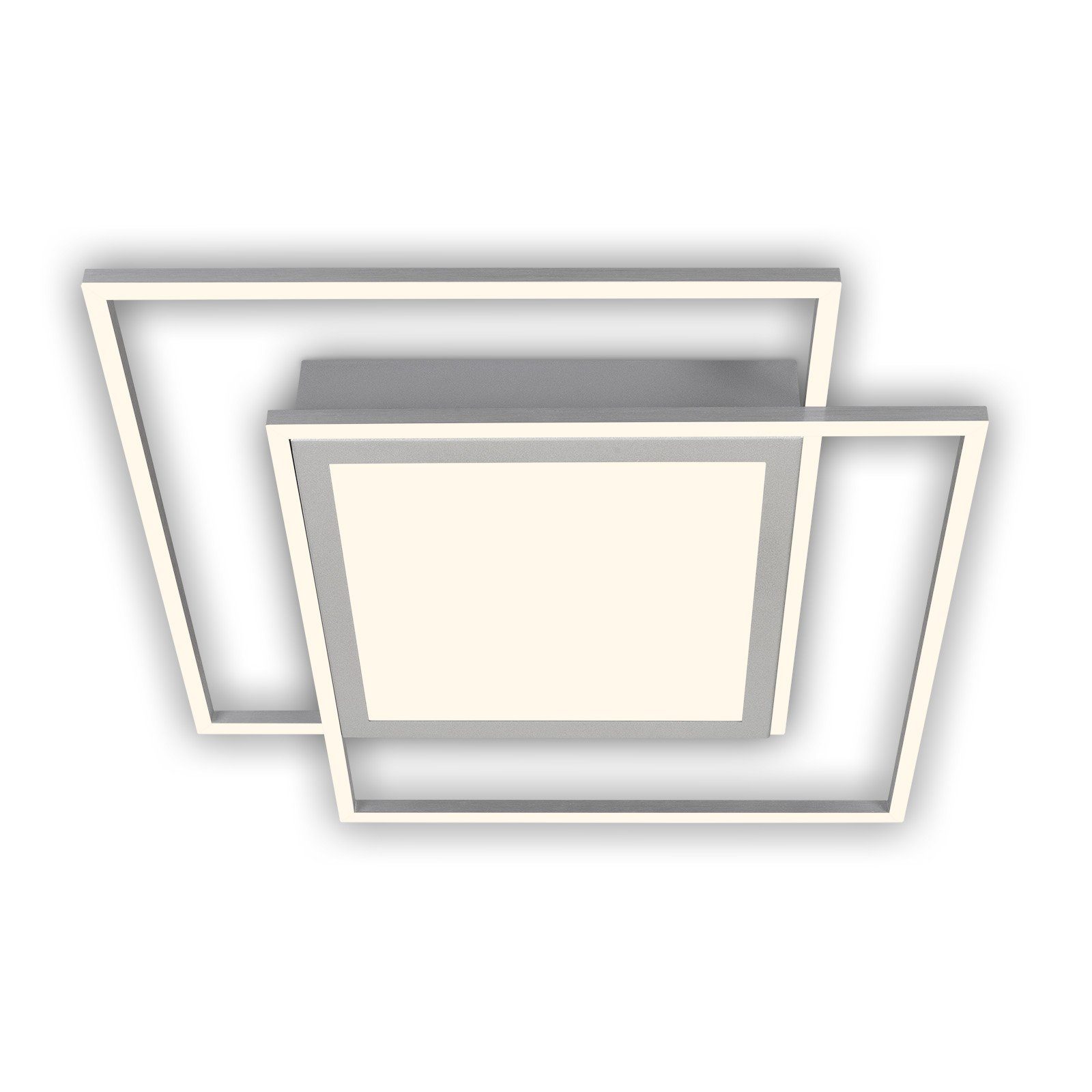 Briloner Leuchten LED Deckenleuchte 3740-019, LED fest verbaut, Warmweiß, Getrennt schaltbar, 3000K warmweiß, 51 W  5800 lm, 51,5 cm
